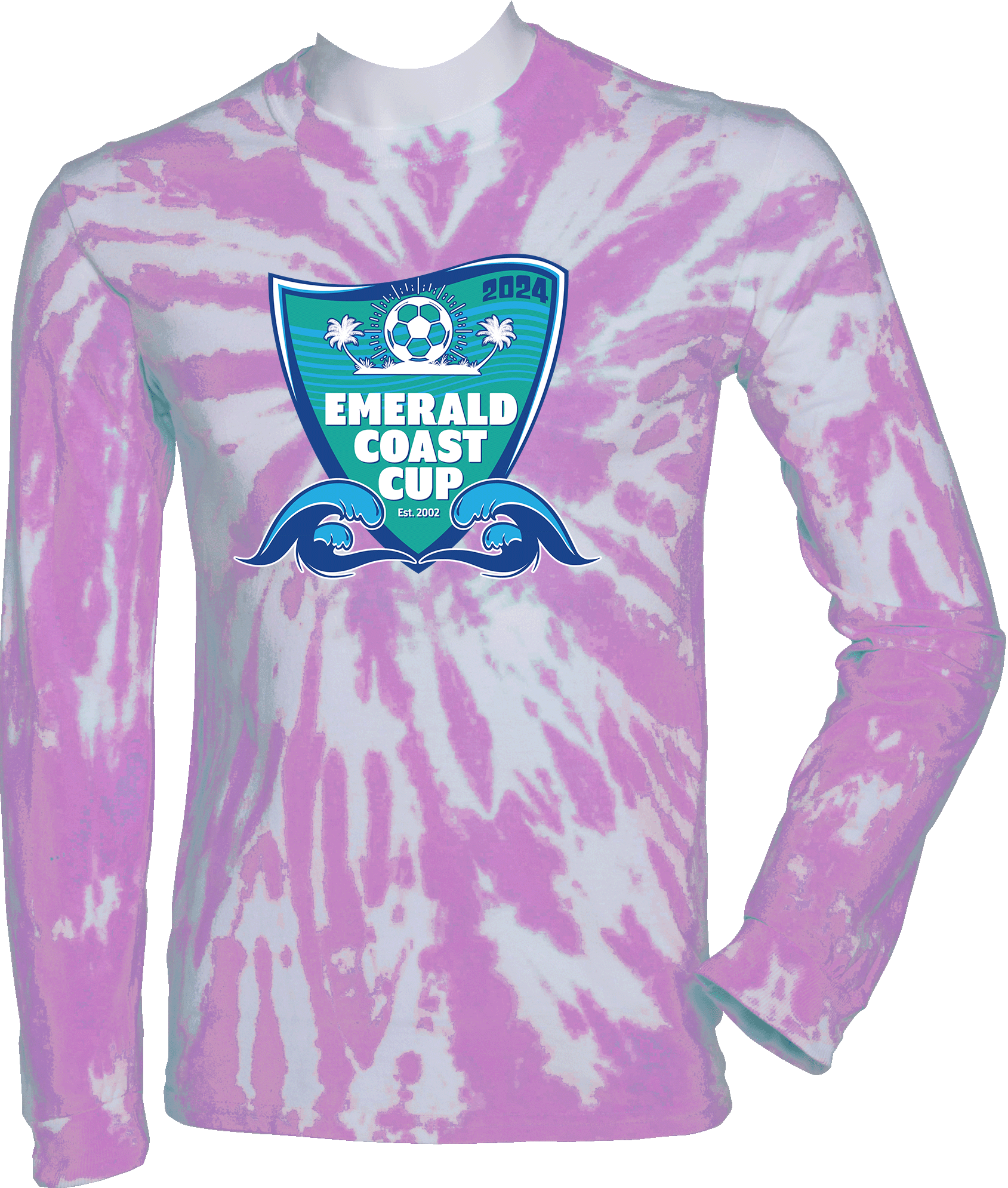 Tie-Dye Long Sleeves - 2024 Emerald Coast Cup