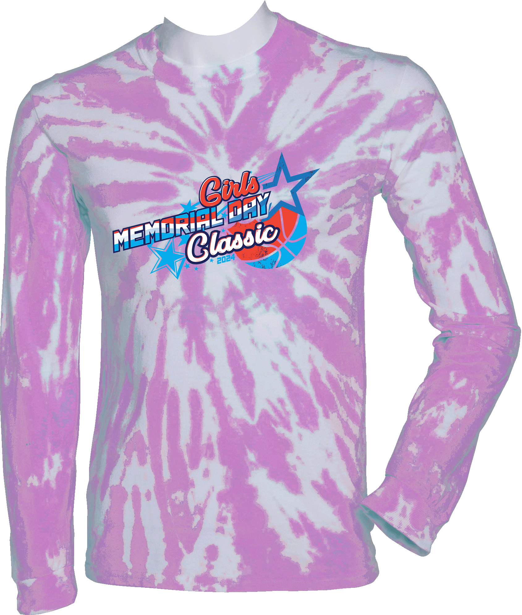 Tie-Dye Long Sleeves - 2024 Girls Memorial Day Classic