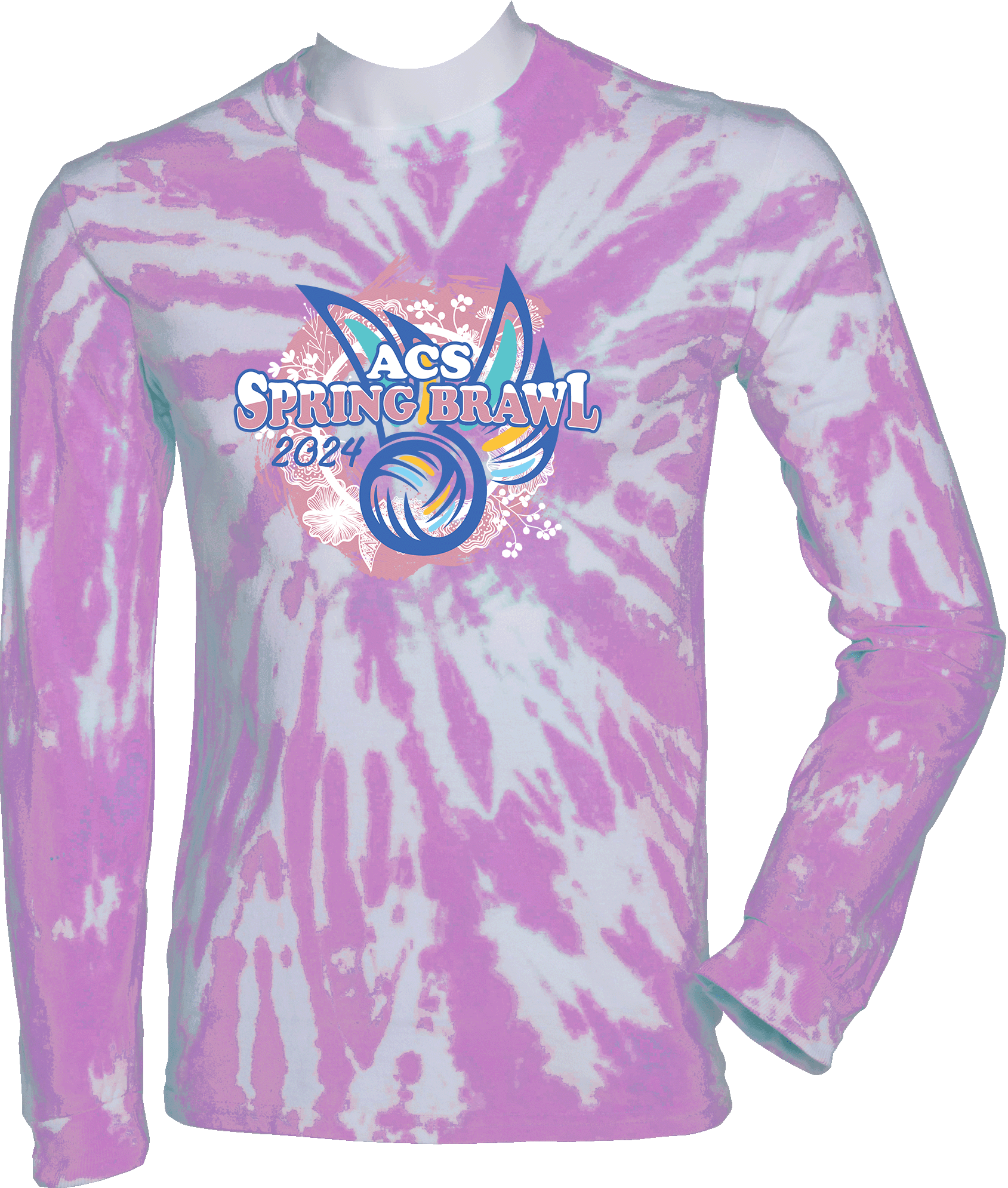 Tie-Dye Long Sleeves - 2024 ACS Spring Brawl