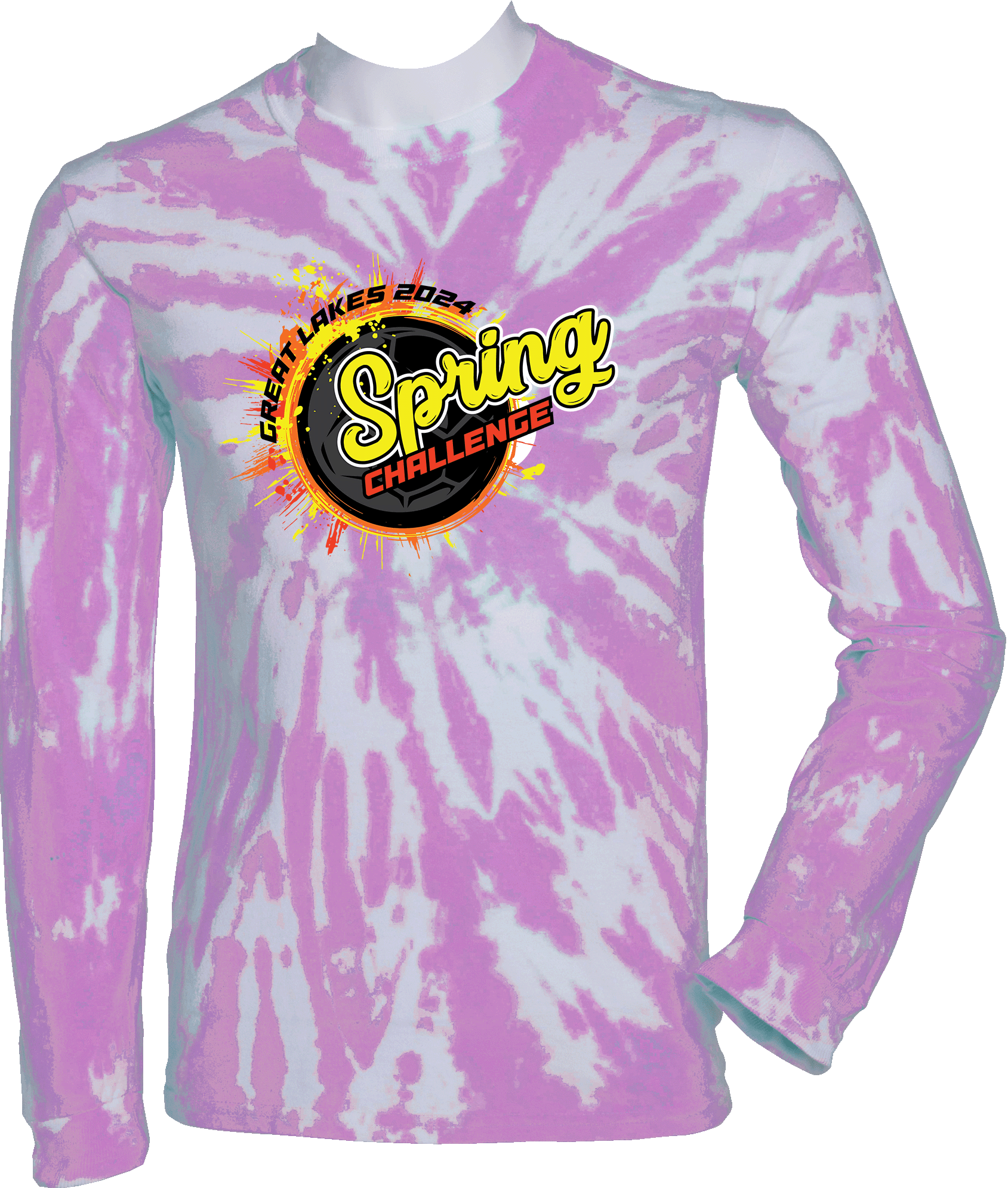 Tie-Dye Long Sleeves - 2024 Great Lakes Spring Challenge