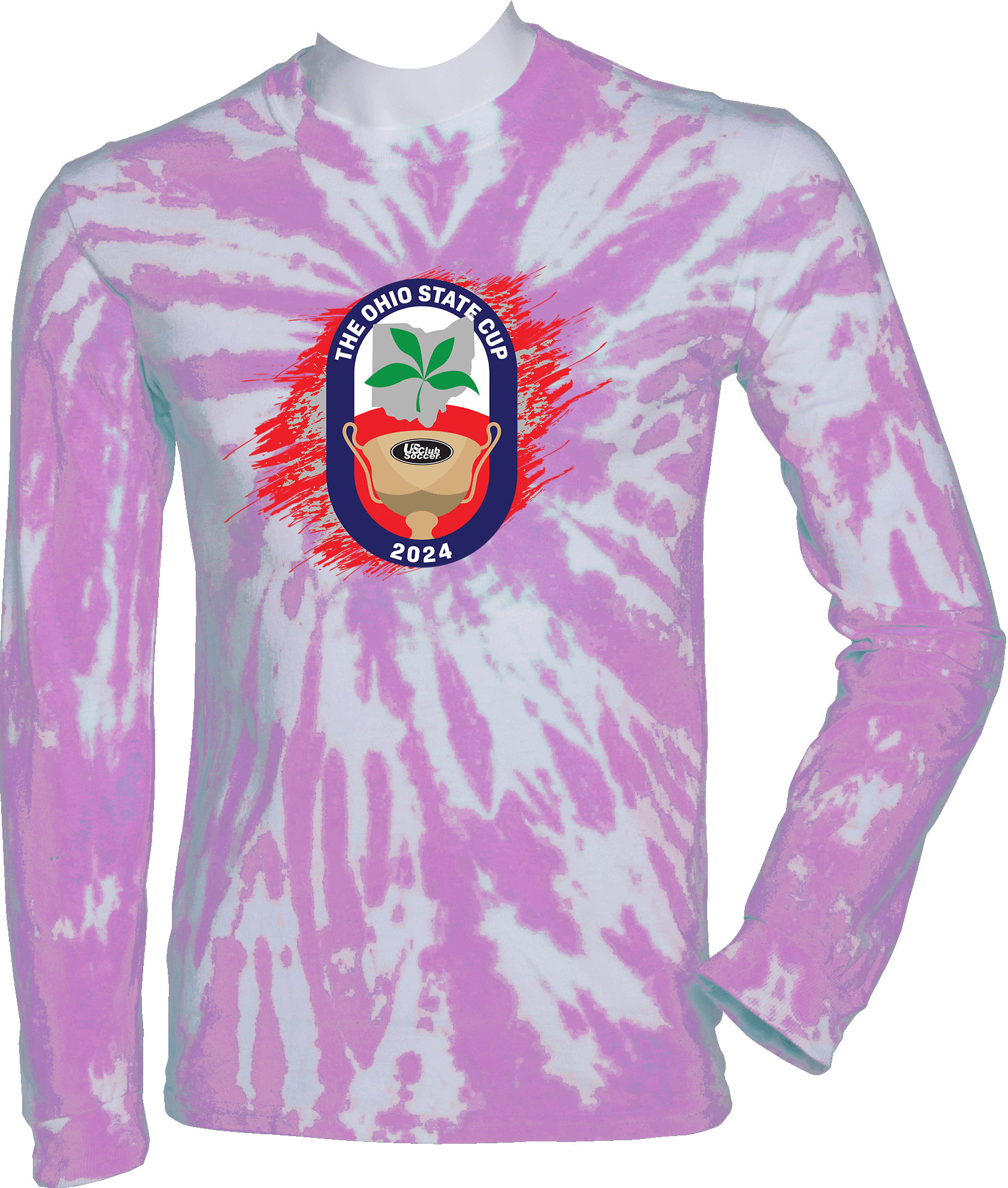 Tie-Dye Long Sleeves - 2024 US Club Ohio State Cup