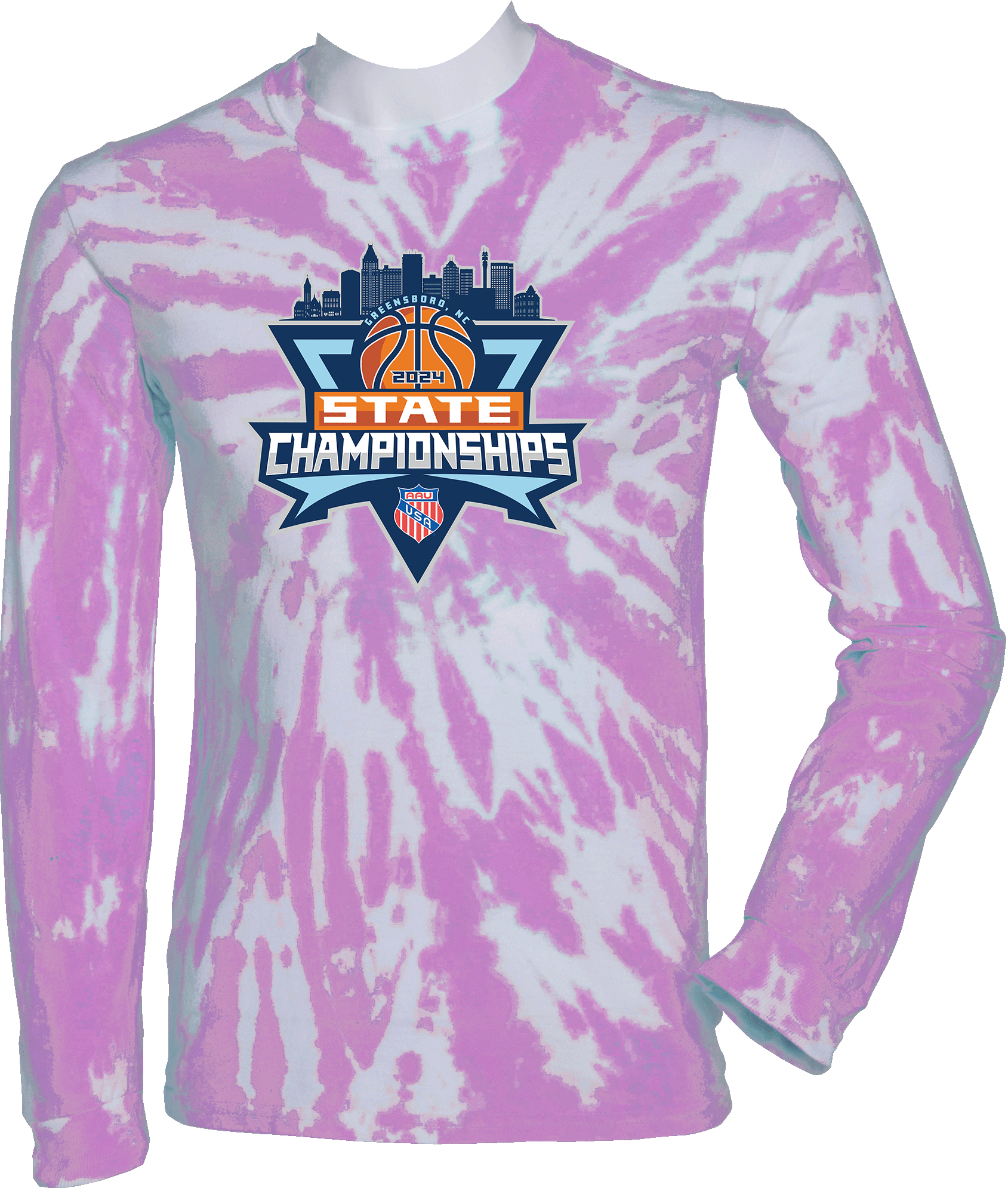 Tie-Dye Long Sleeves - 2024 AAU State Championships