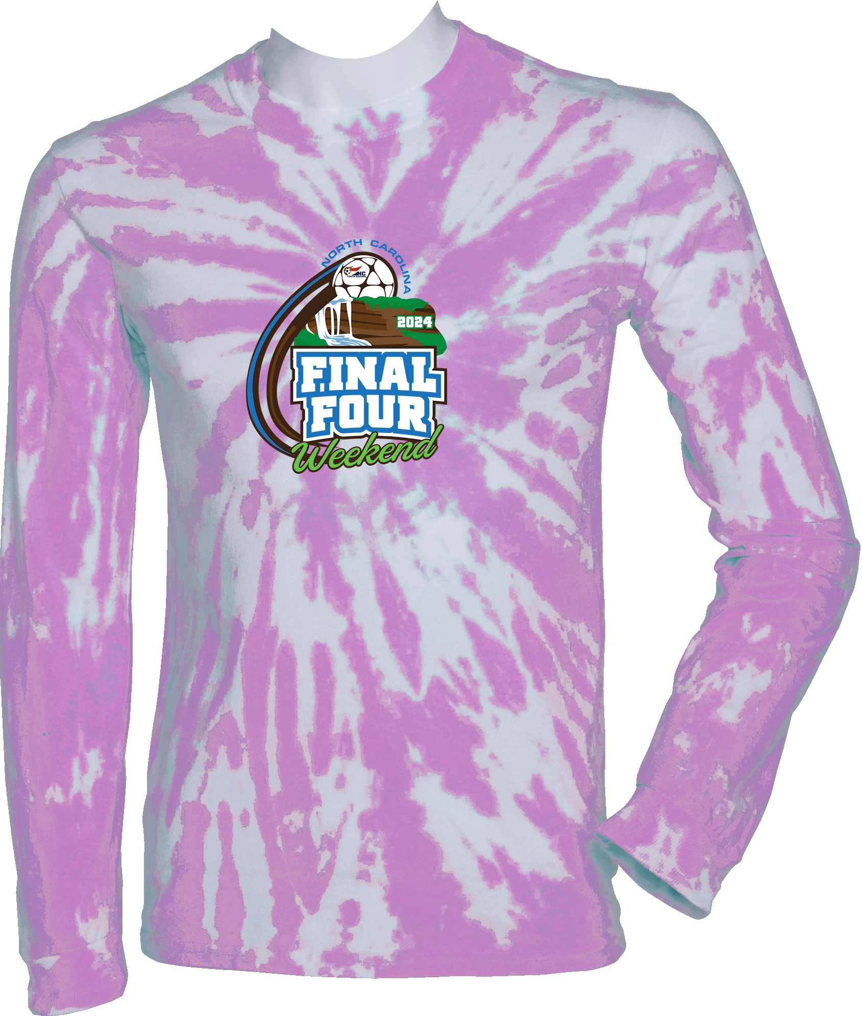 Tie-Dye Long Sleeves - 2024 USYS NC State Cup Fall Finals