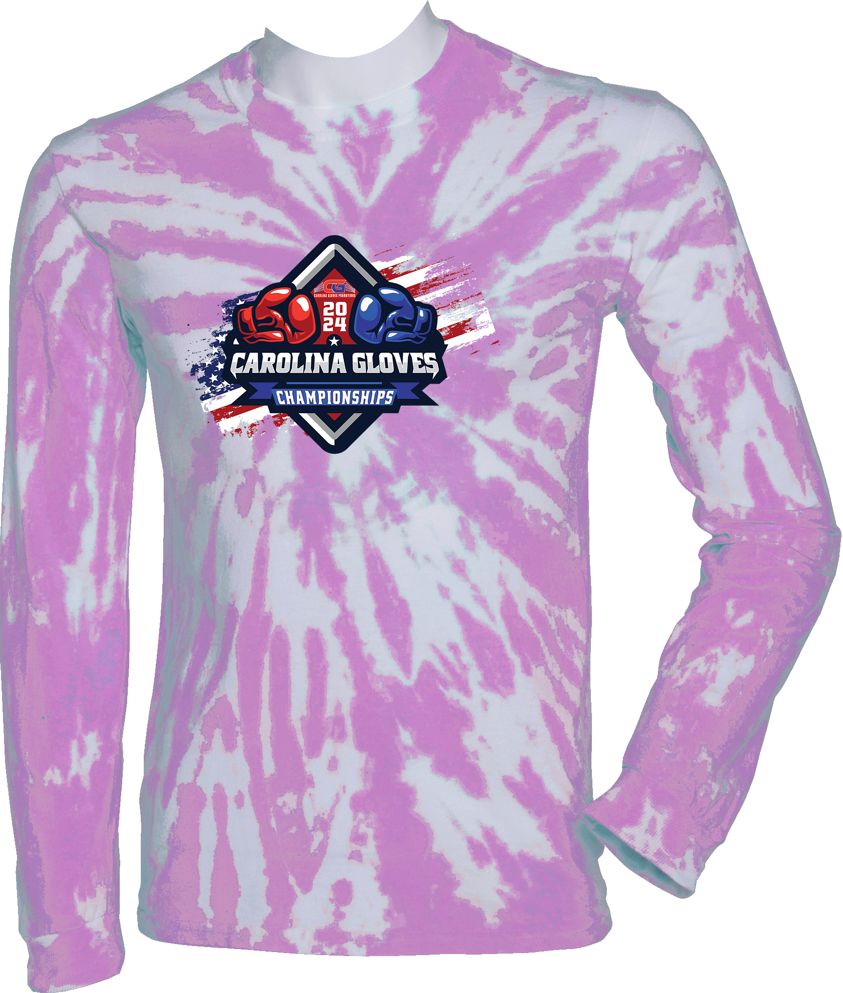 Tie-Dye Long Sleeves - 2024 Carolina Gloves State(July)