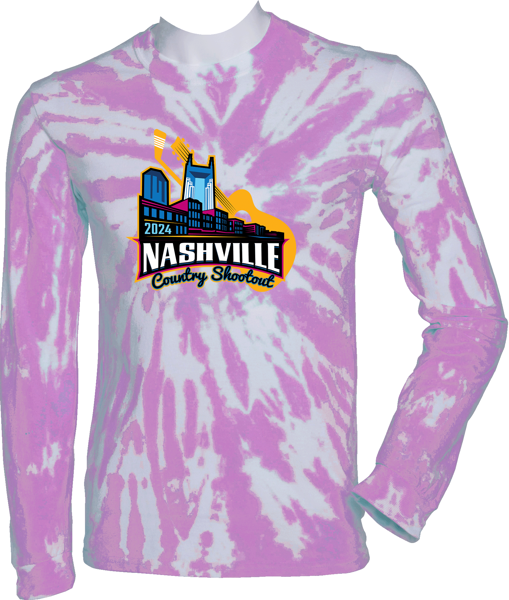 Tie-Dye Long Sleeves - 2024 Nashville Country Shootout