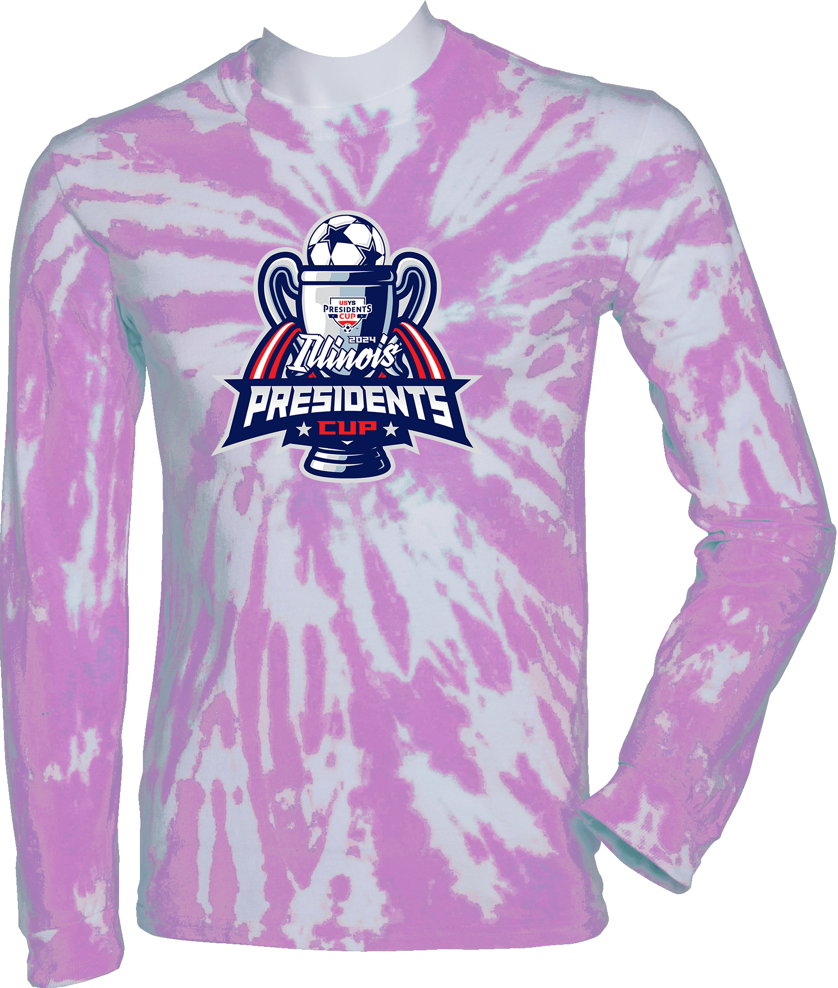 Tie-Dye Long Sleeves - 2024 USYS IL President's Cup