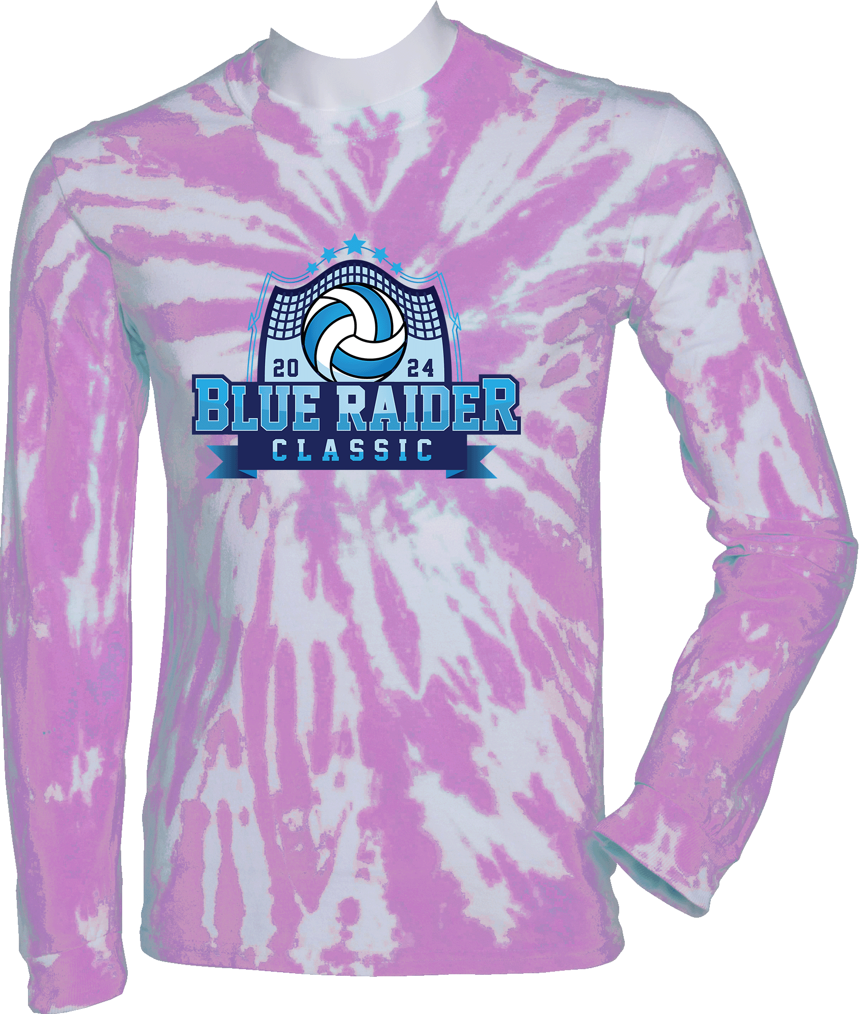 Tie-Dye Long Sleeves - 2024 Blue Raider Classic