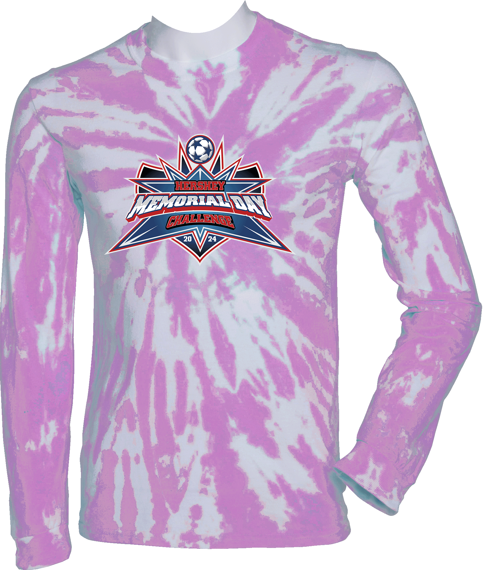 Tie-Dye Long Sleeves - 2024 Hershey Memorial Day Challenge