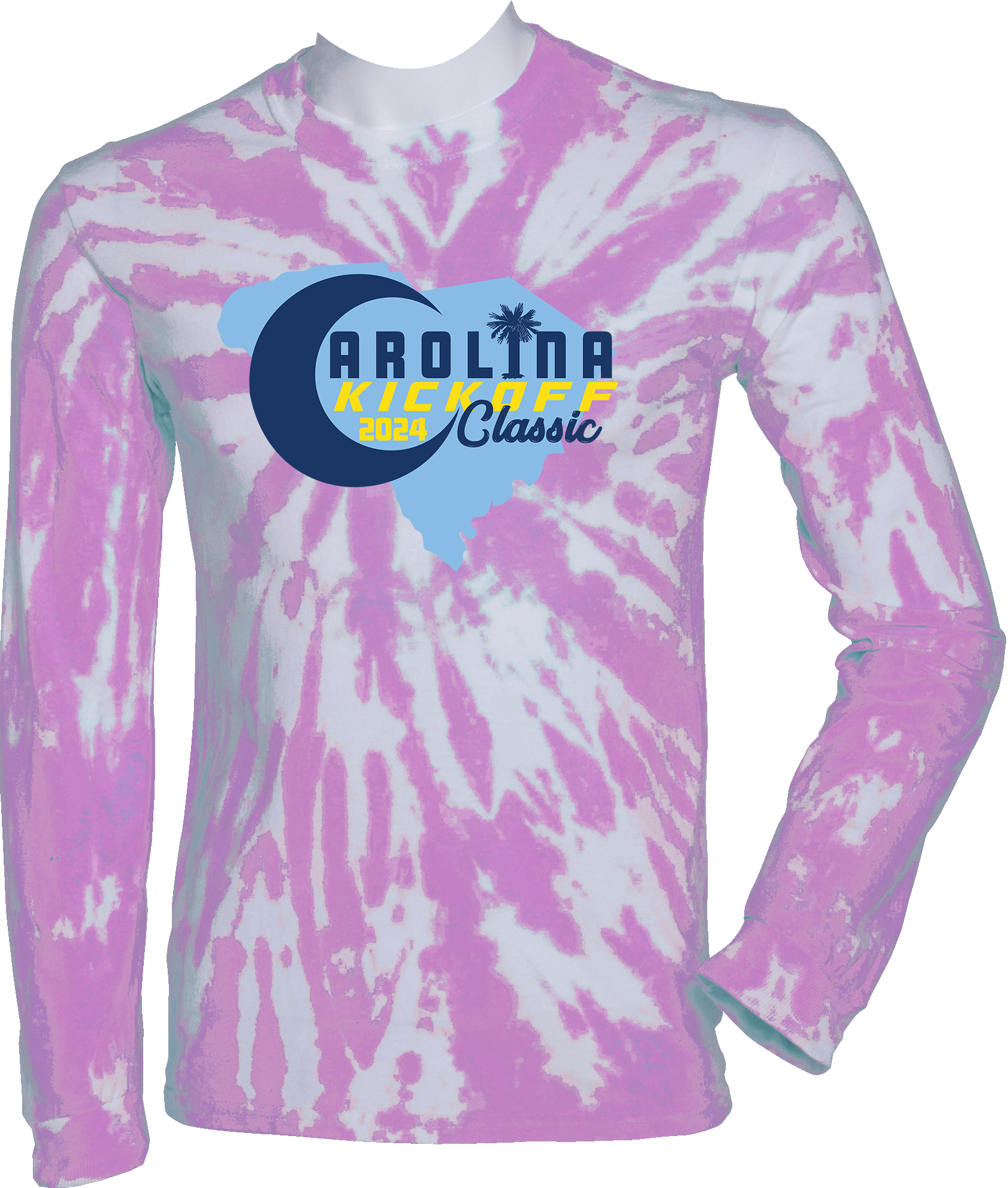 Tie-Dye Long Sleeves - 2024 Carolina Kickoff Classic