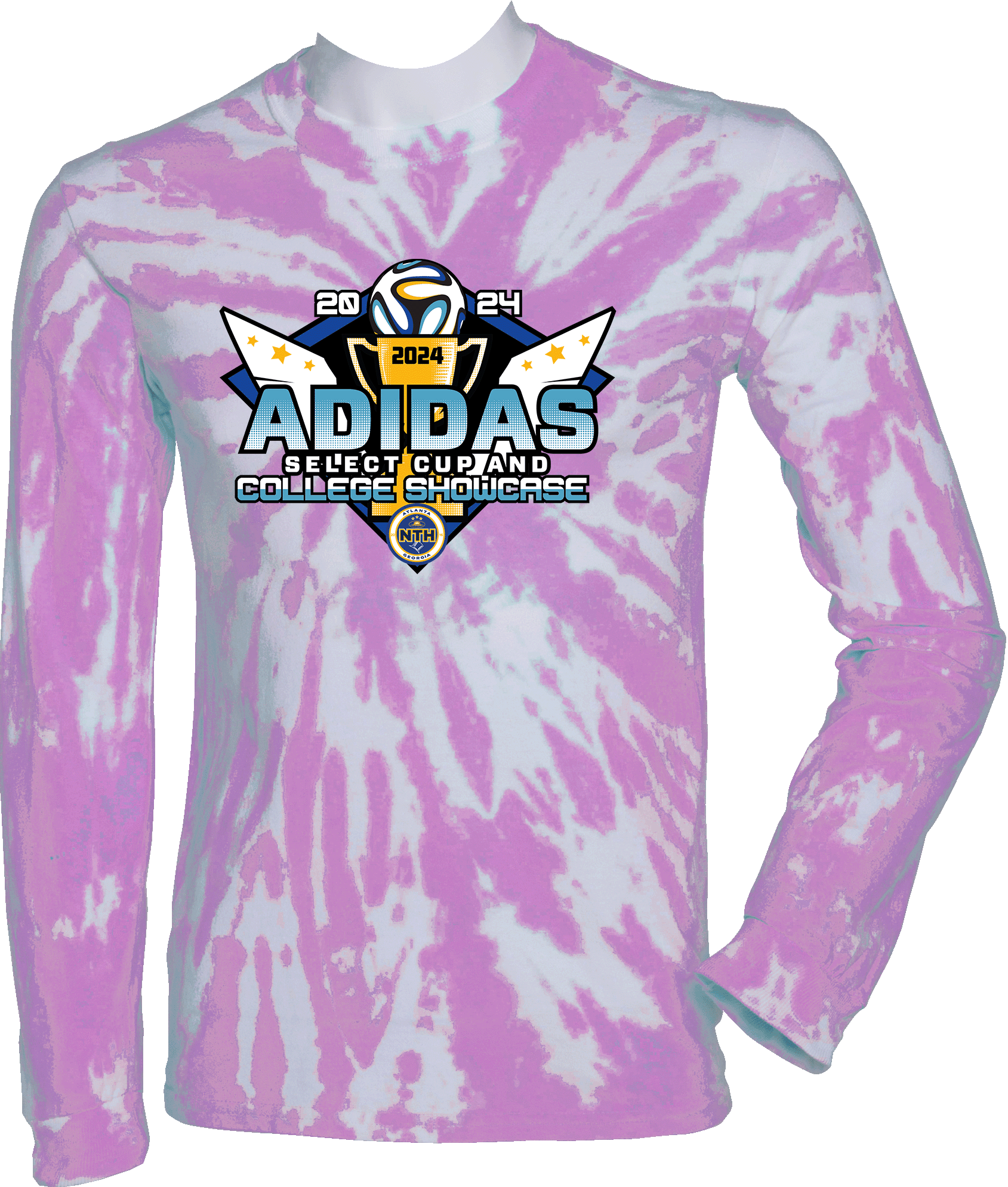 Tie-Dye Long Sleeves - 2024 NTH Adidas Select Cup and College Showcase