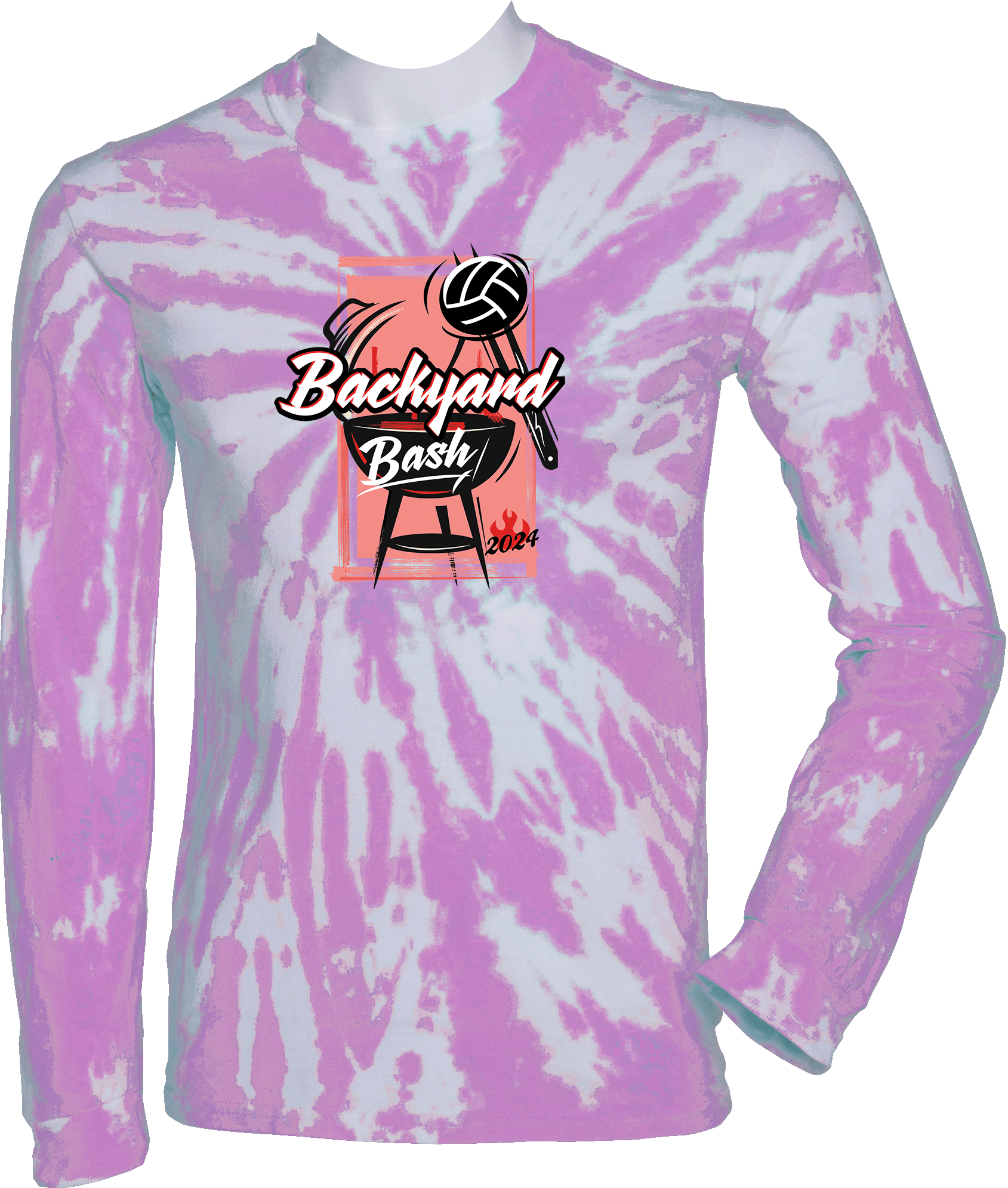 Tie-Dye Long Sleeves - 2024 Backyard Bash