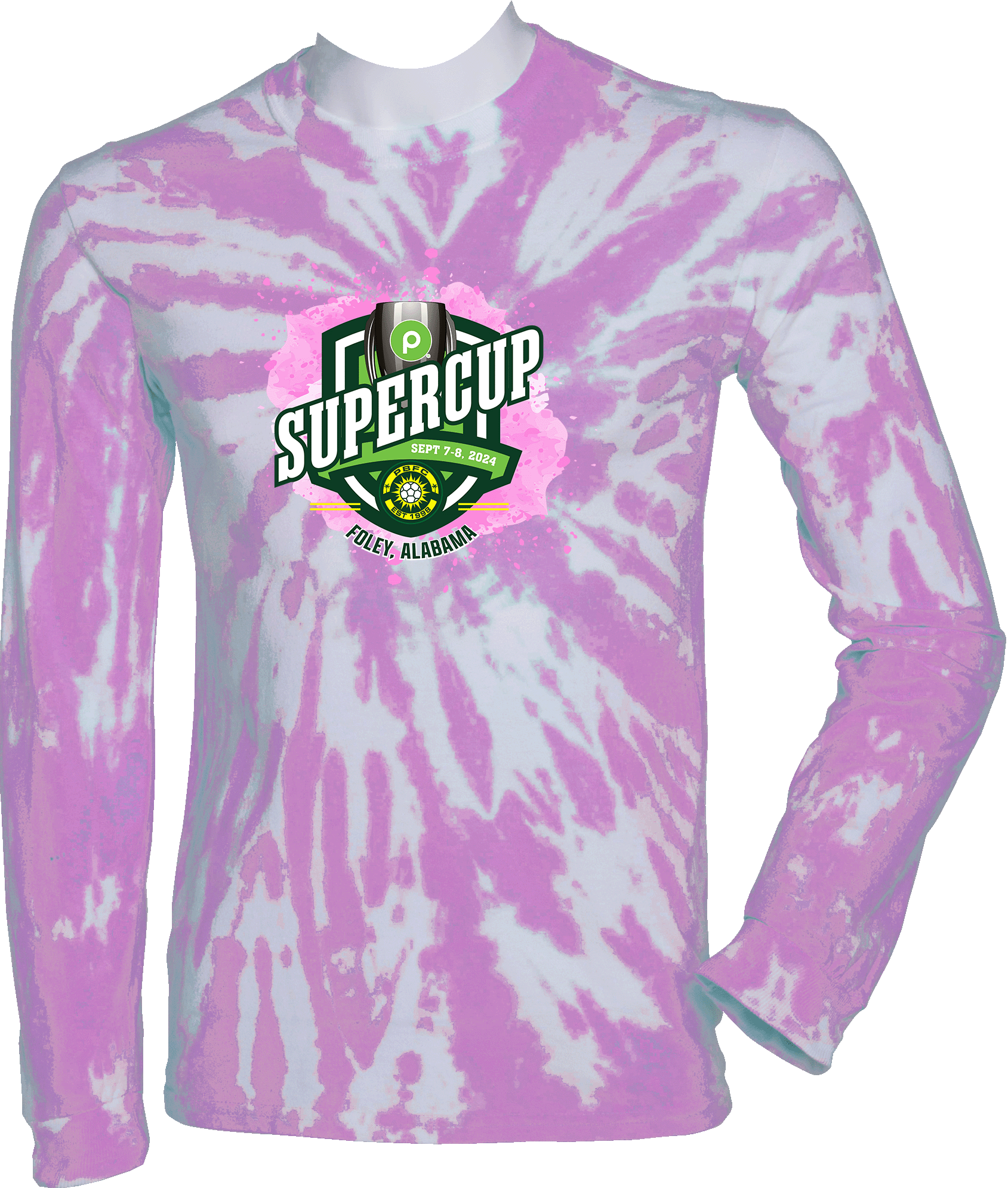 Tie-Dye Long Sleeves - 2024 Publix SuperCup (Girls)