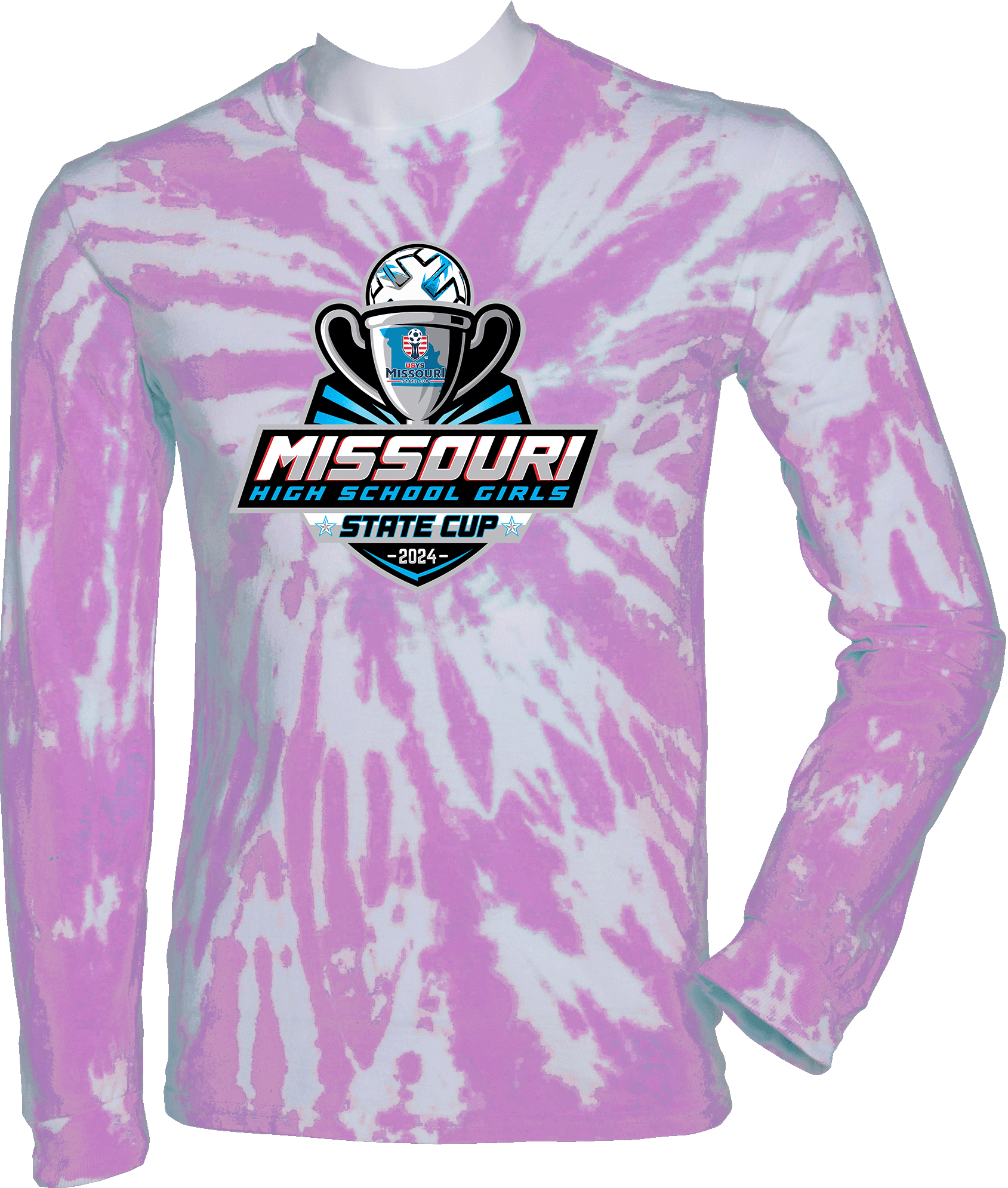 Tie-Dye Long Sleeves - 2024 USYS High School Girls State Cup