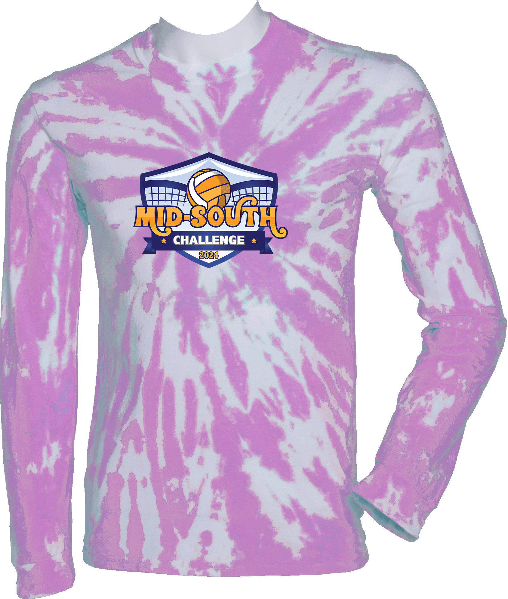 Tie-Dye Long Sleeves - 2024 Mid-South Challenge