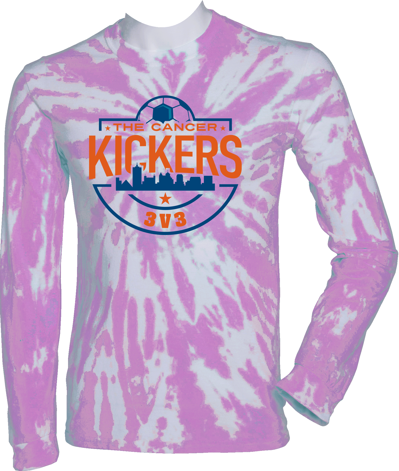 Tie-Dye Long Sleeves - 2024 The Cancer Kickers 3V3