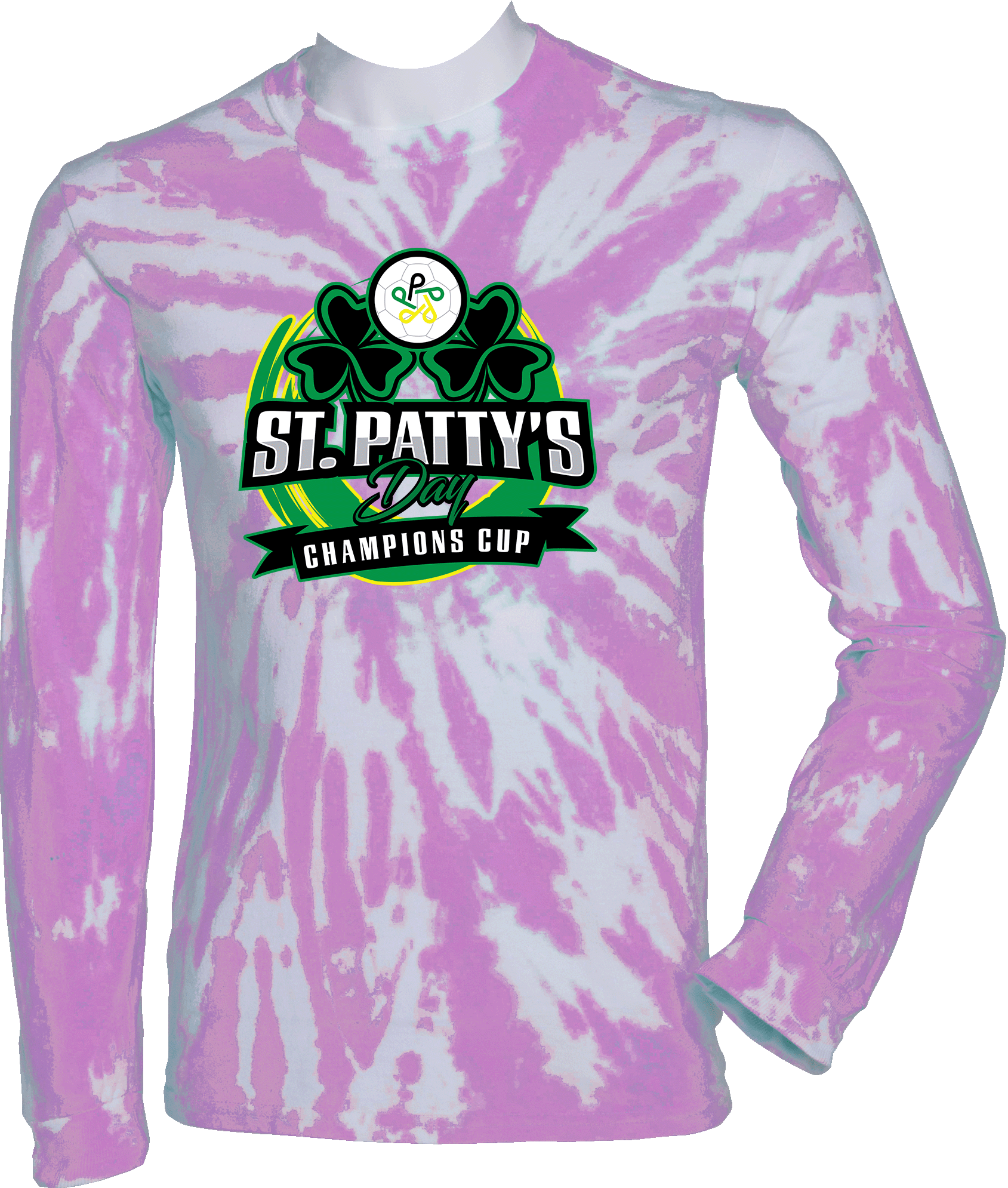Tie-Dye Long Sleeves - 2024 St. Patty's Day Champions Cup
