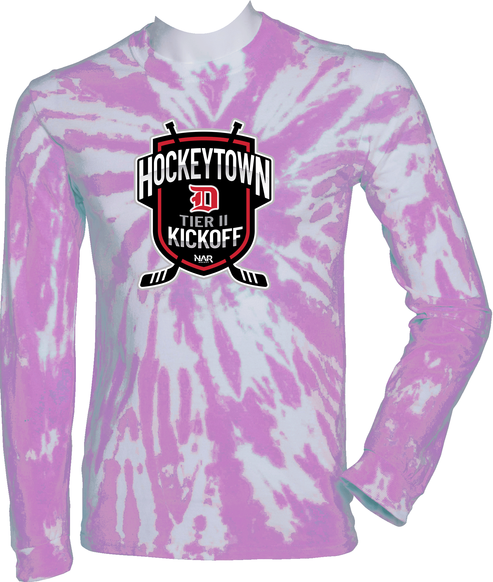 Tie-Dye Long Sleeves - 2024 HockeyTown Tier II Fall Kick-Off