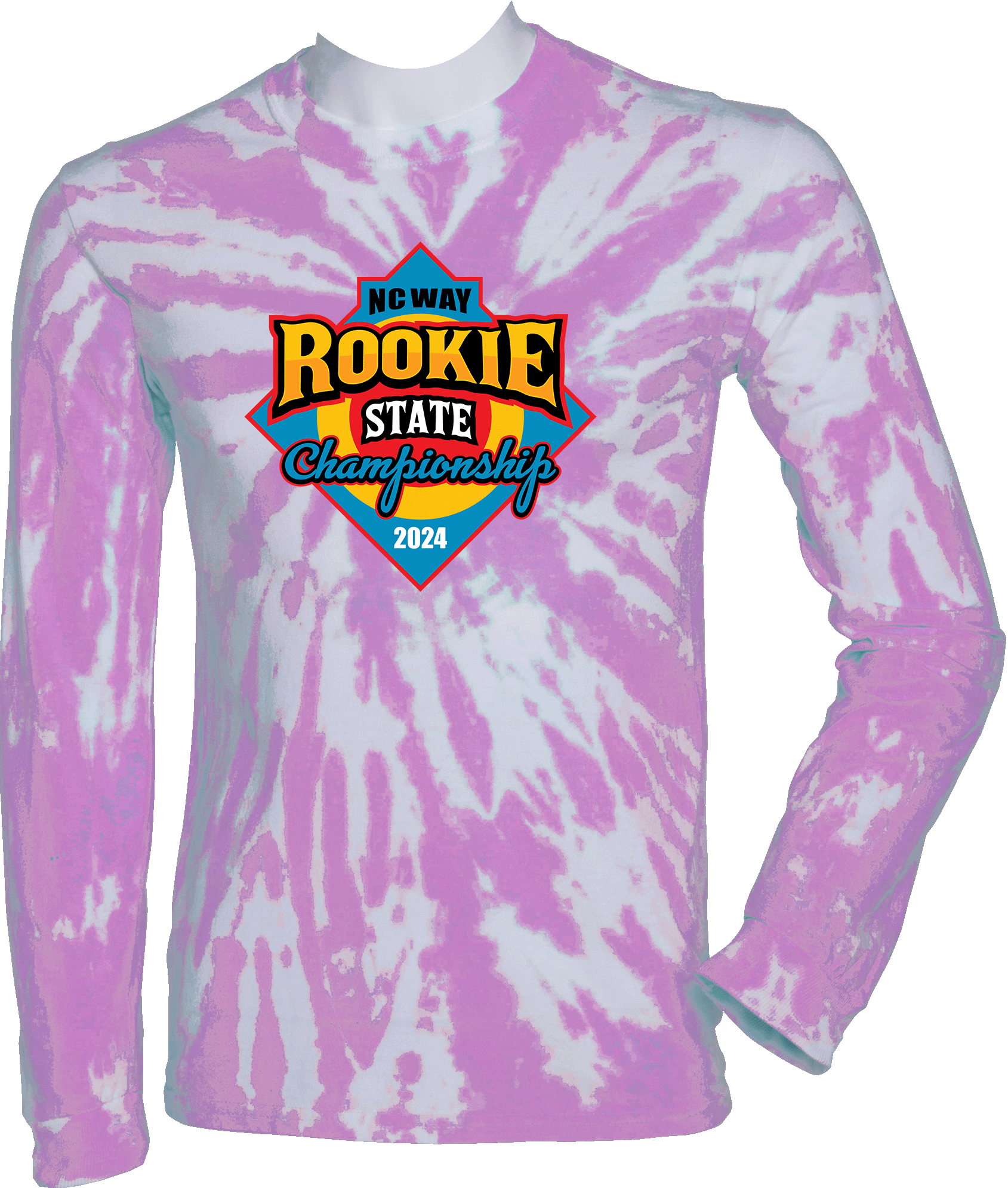 Tie-Dye Long Sleeves - 2024 NCWAY Rookie State Championship