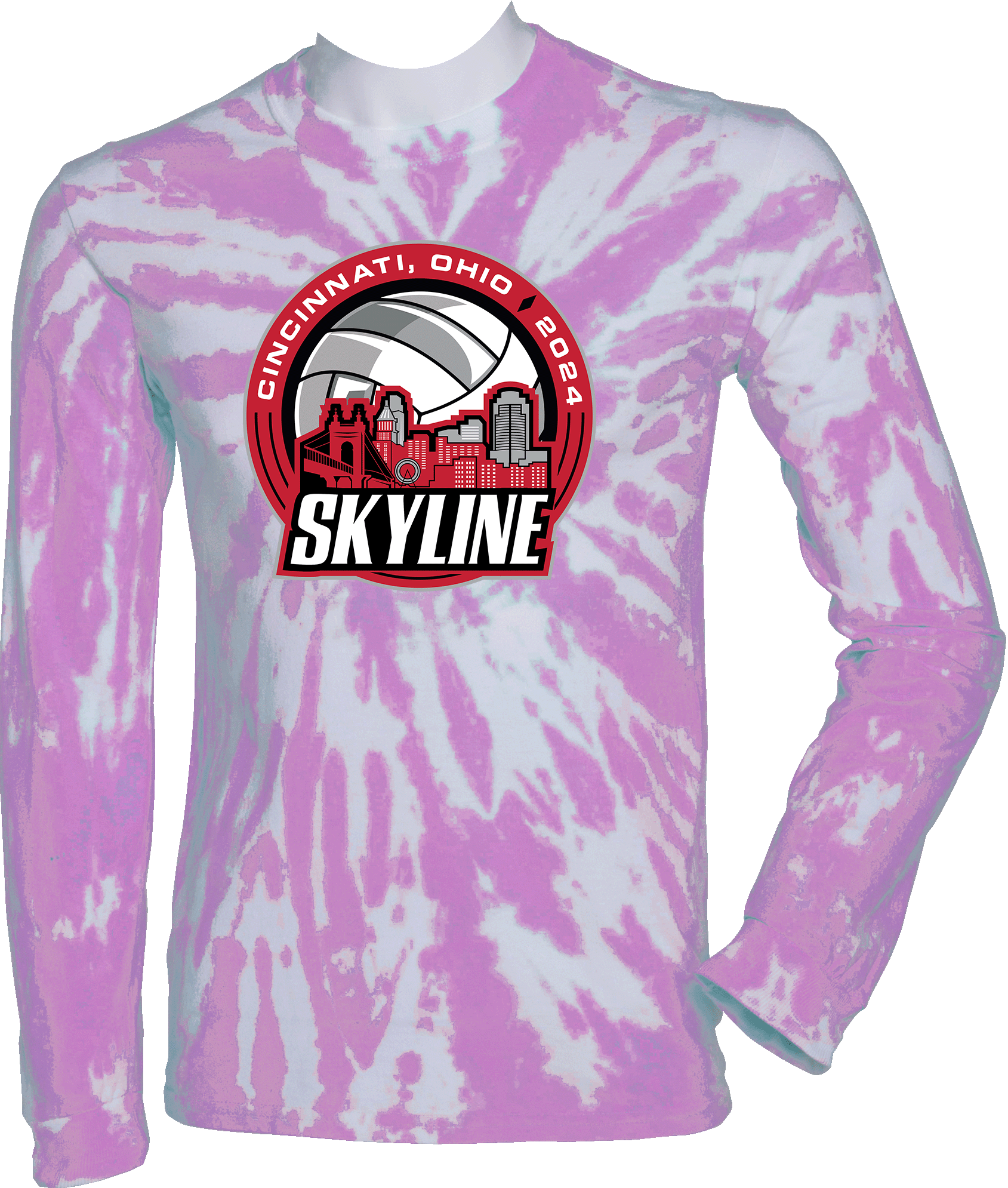 Tie-Dye Long Sleeves - 2024 Skyline