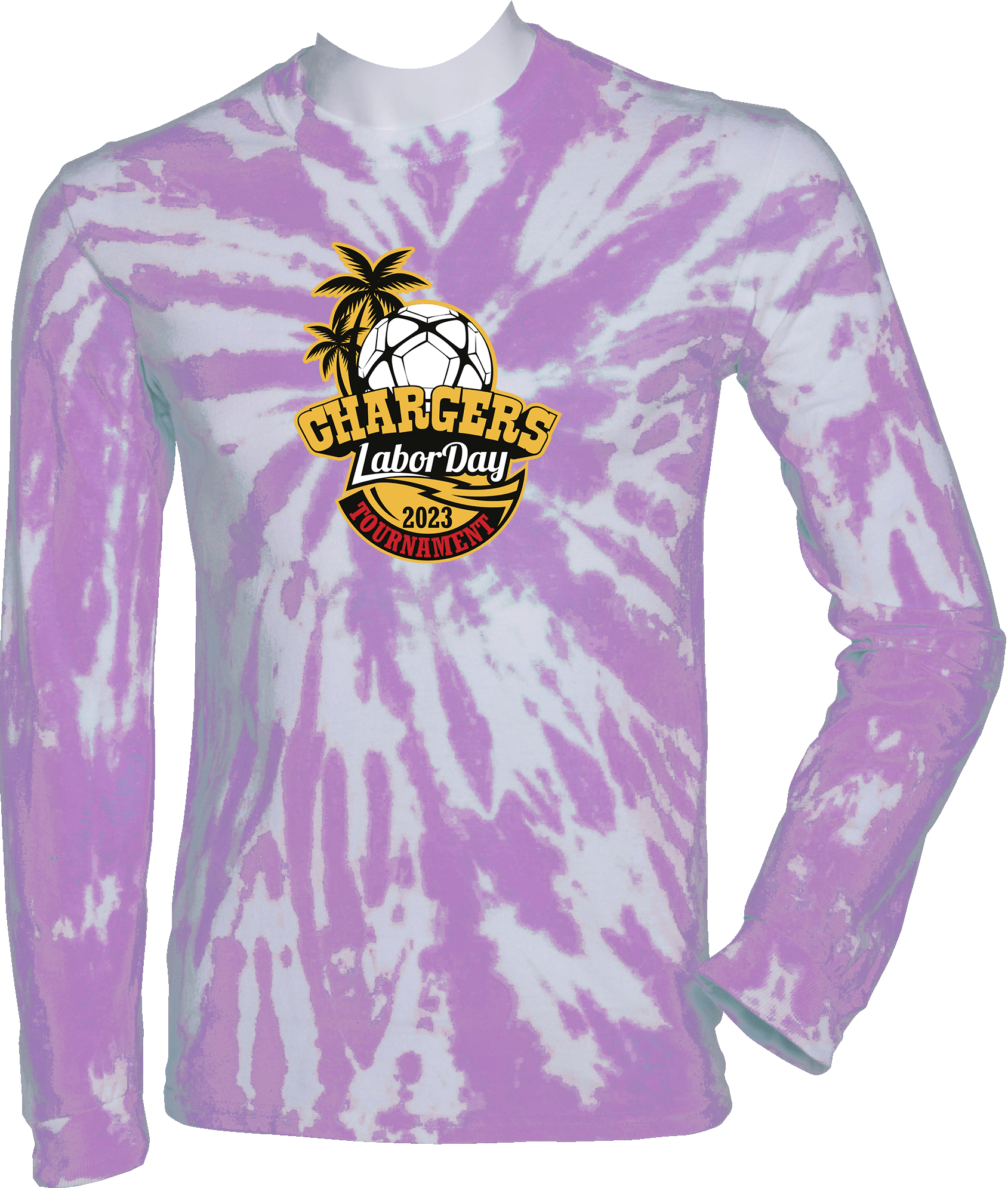 Tie-Dye Long Sleeves - 2023 Chargers Labor Day Tournament