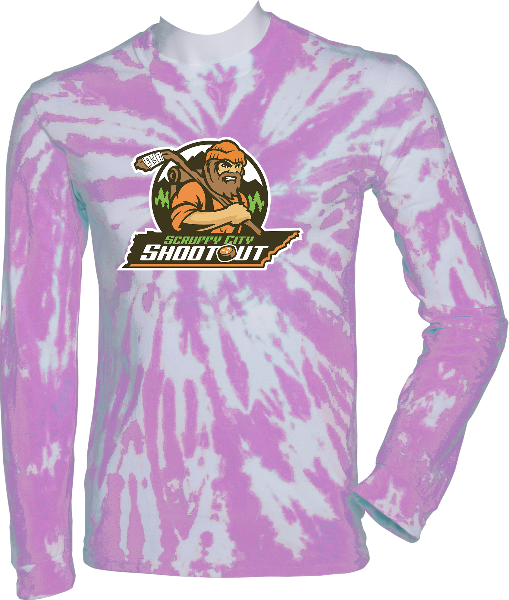 Tie-Dye Long Sleeves - 2024 Scruffy City MLK Shootout