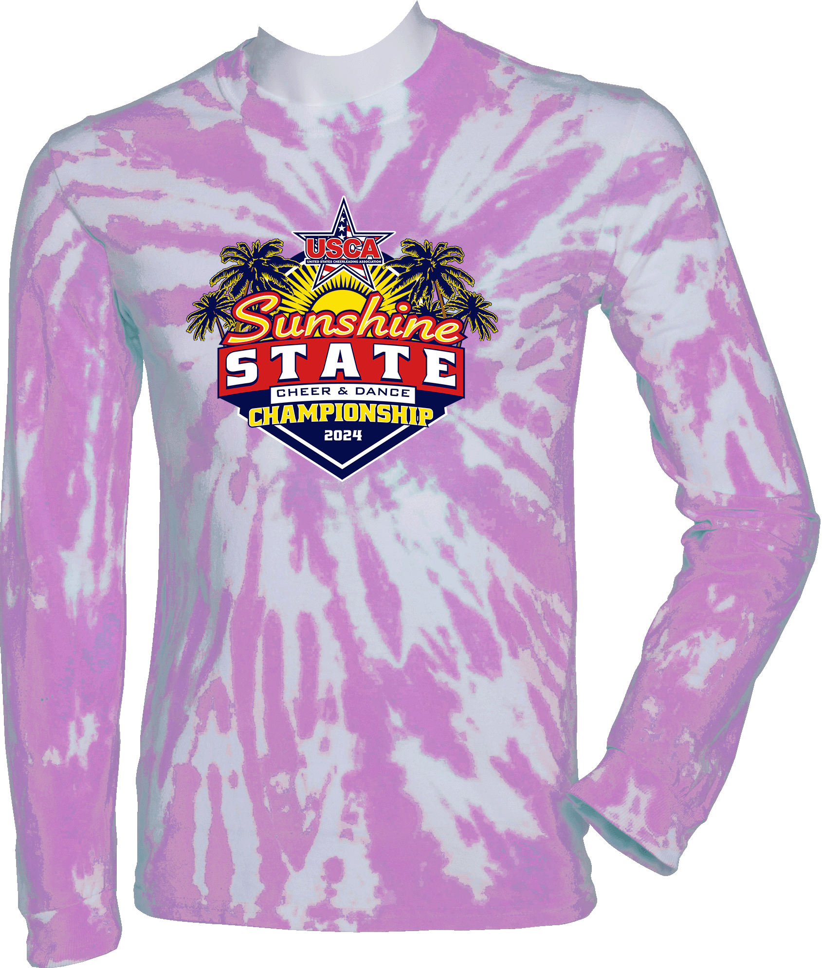 Tie-Dye Long Sleeves - 2024 Sunshine State Cheerleading & Dance Championship