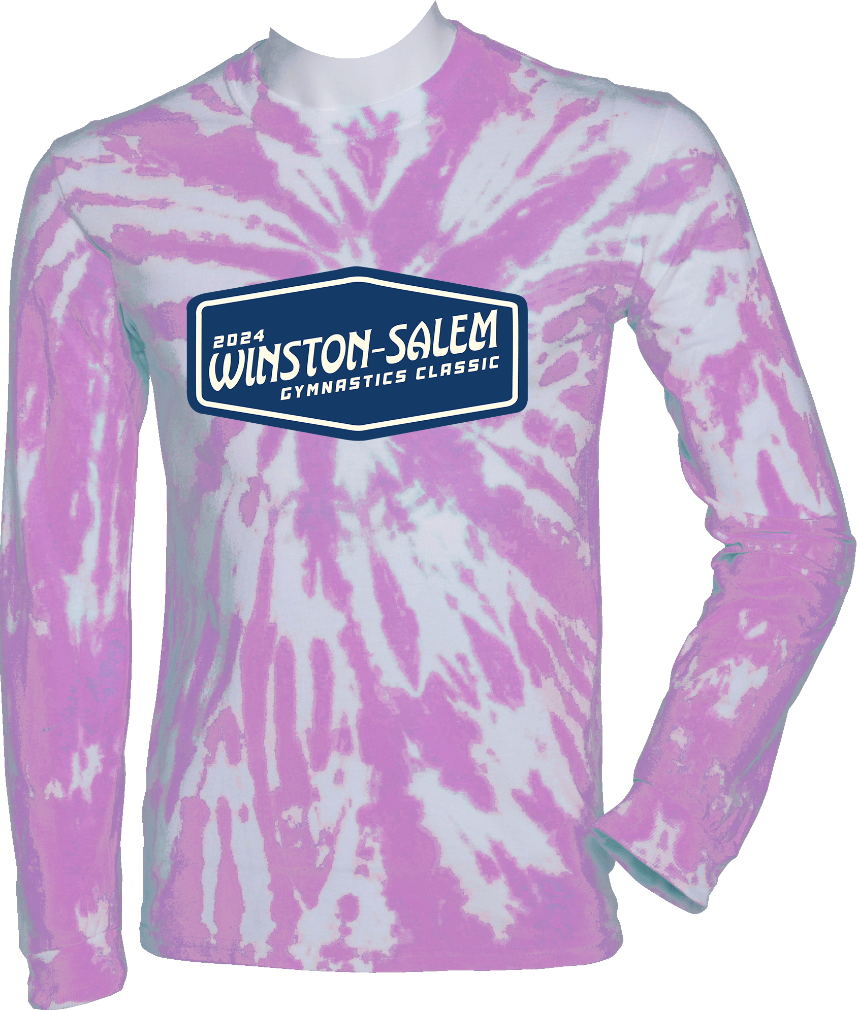Tie-Dye Long Sleeves - 2024 Winston Salem Gymnastics Classic