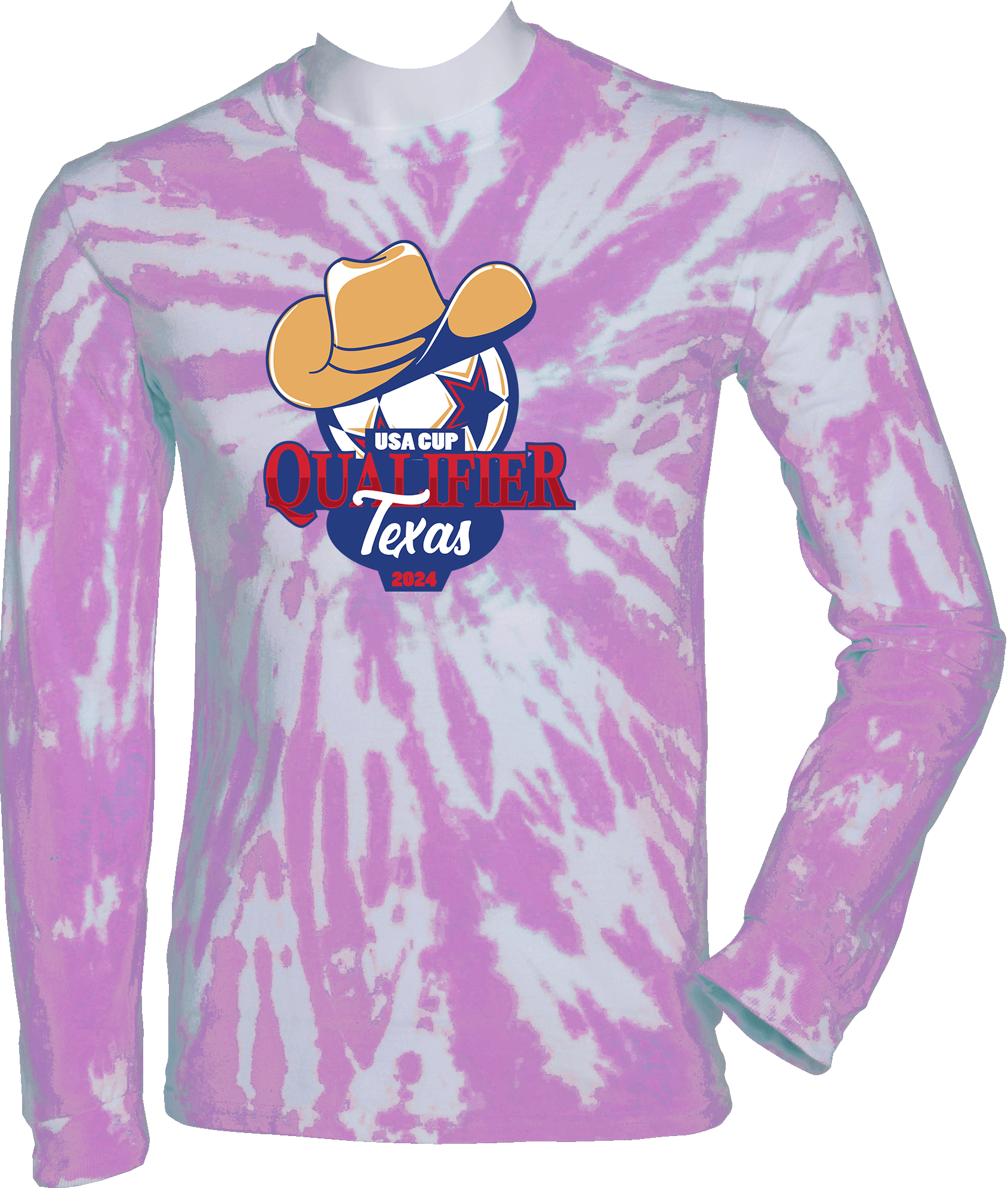 Tie-Dye Long Sleeves - 2024 USA CUP Qualifier Texas