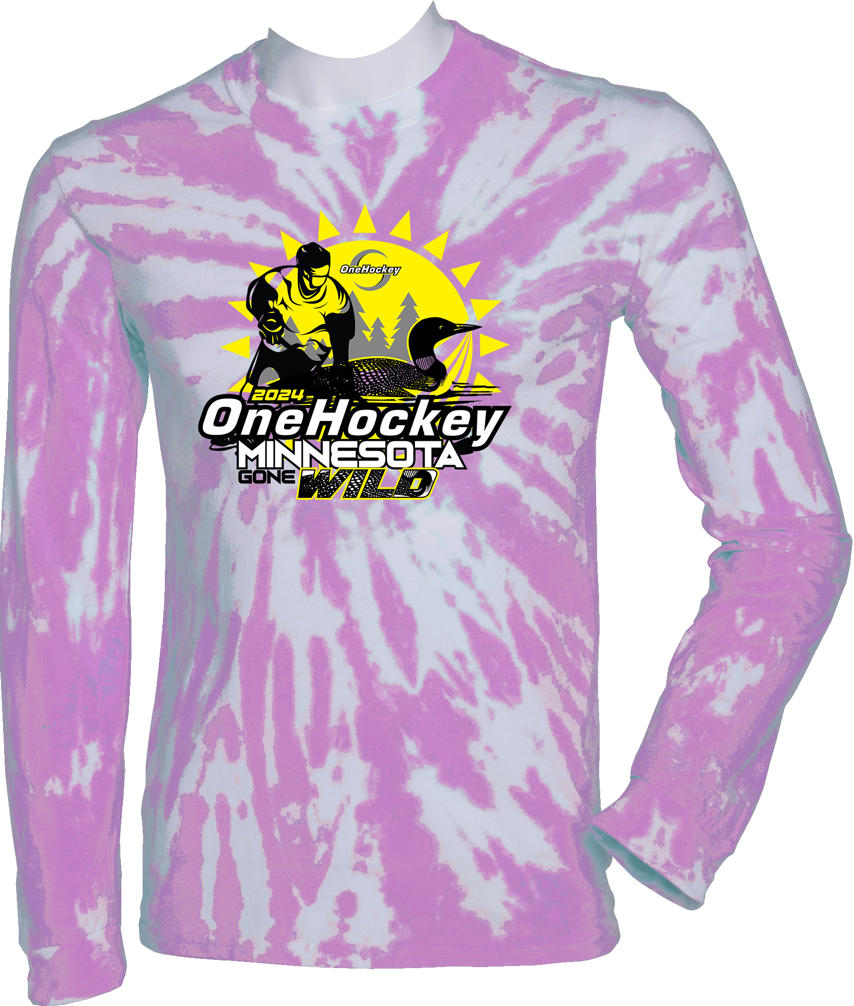 Tie-Dye Long Sleeves - 2024 OneHockey Minnesota Gone Wild