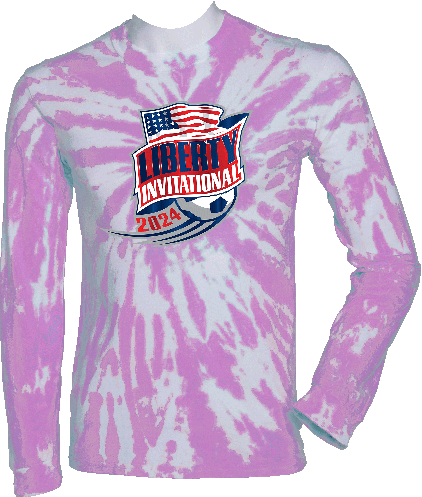 Tie-Dye Long Sleeves - 2024 Liberty Invitational