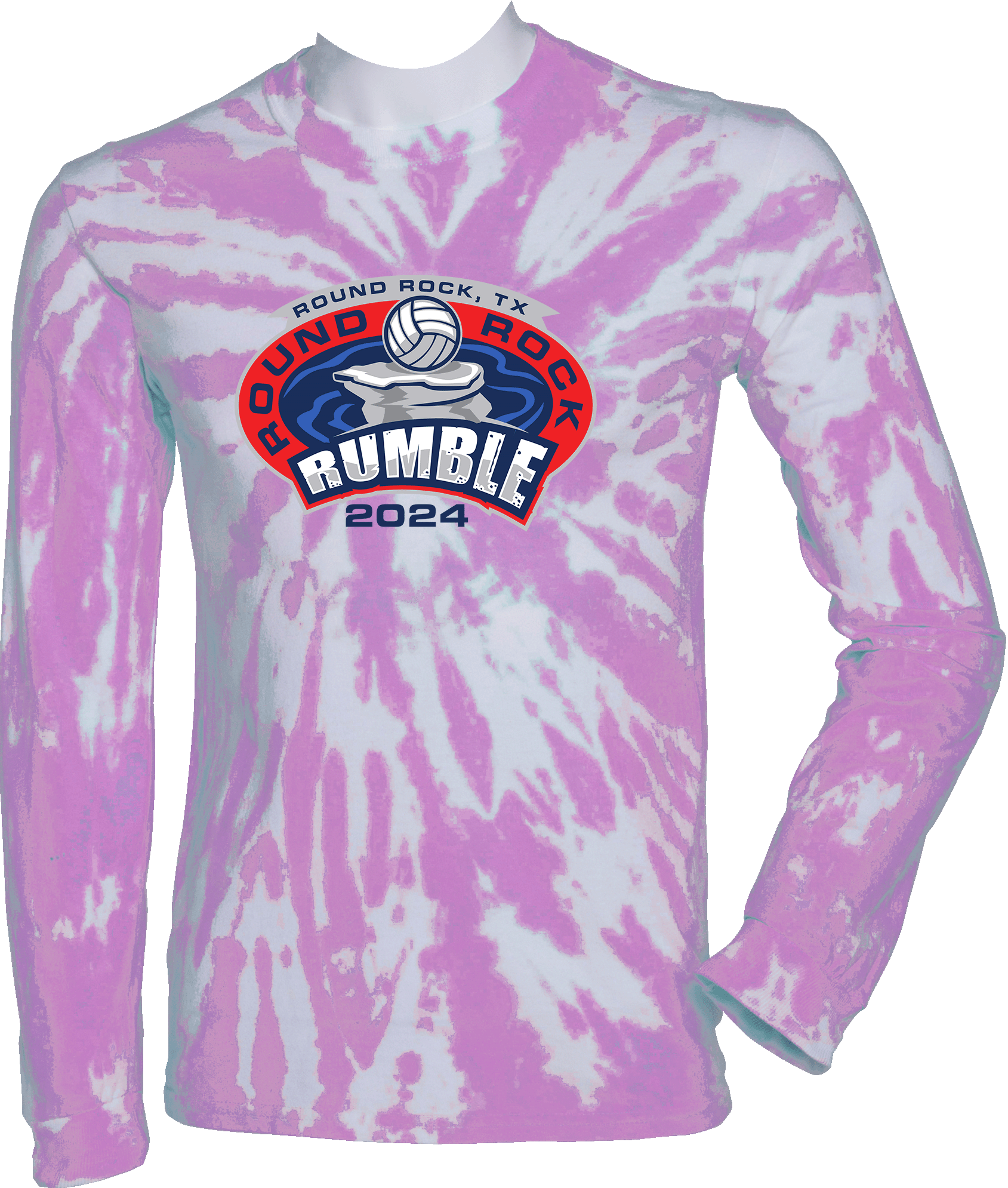 Tie-Dye Long Sleeves - 2024 Round Rock Rumble