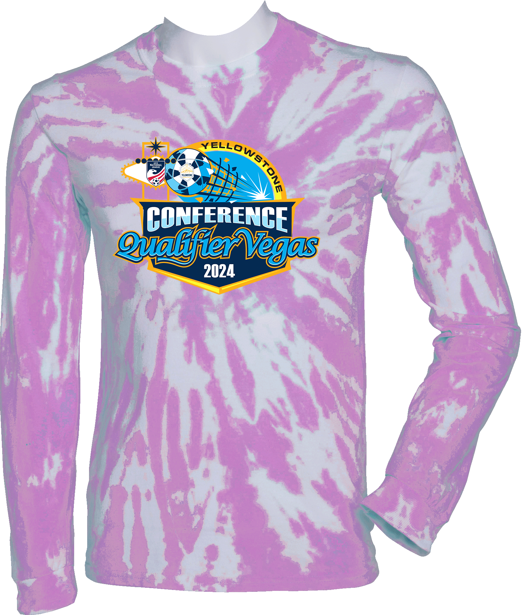Tie-Dye Long Sleeves - 2024 Yellowstone Conference Qualifier Vegas