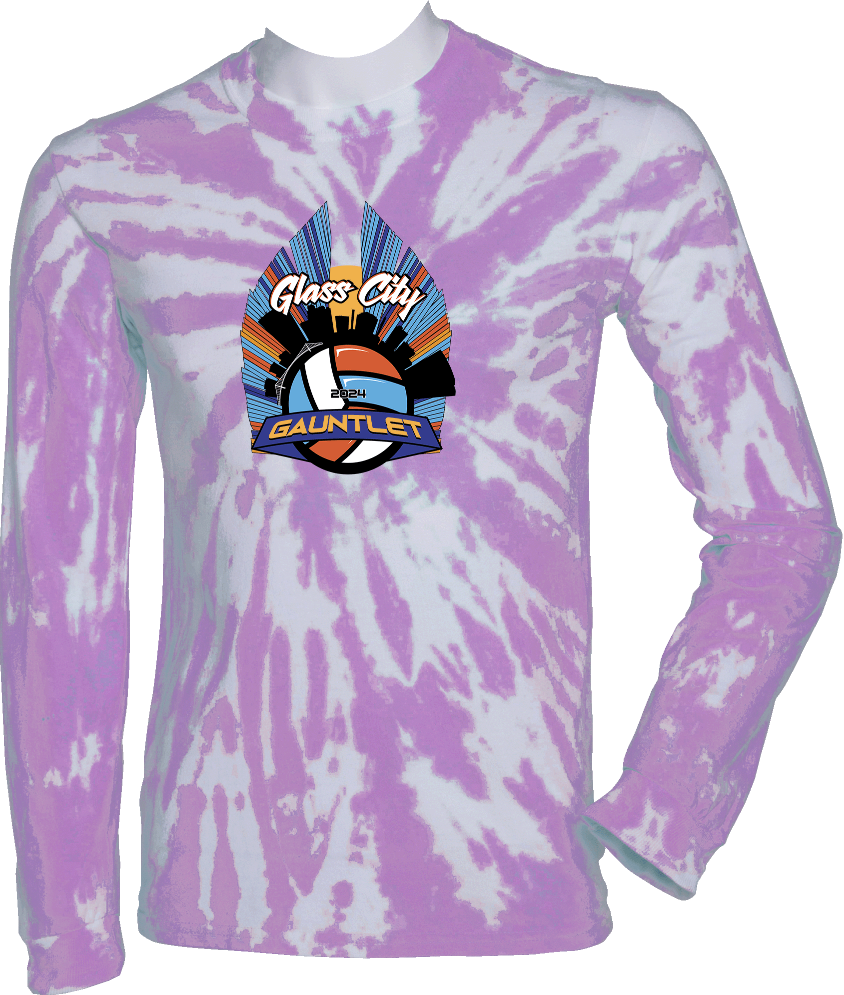 Tie-Dye Long Sleeves - 2024 Glass City Gauntlet