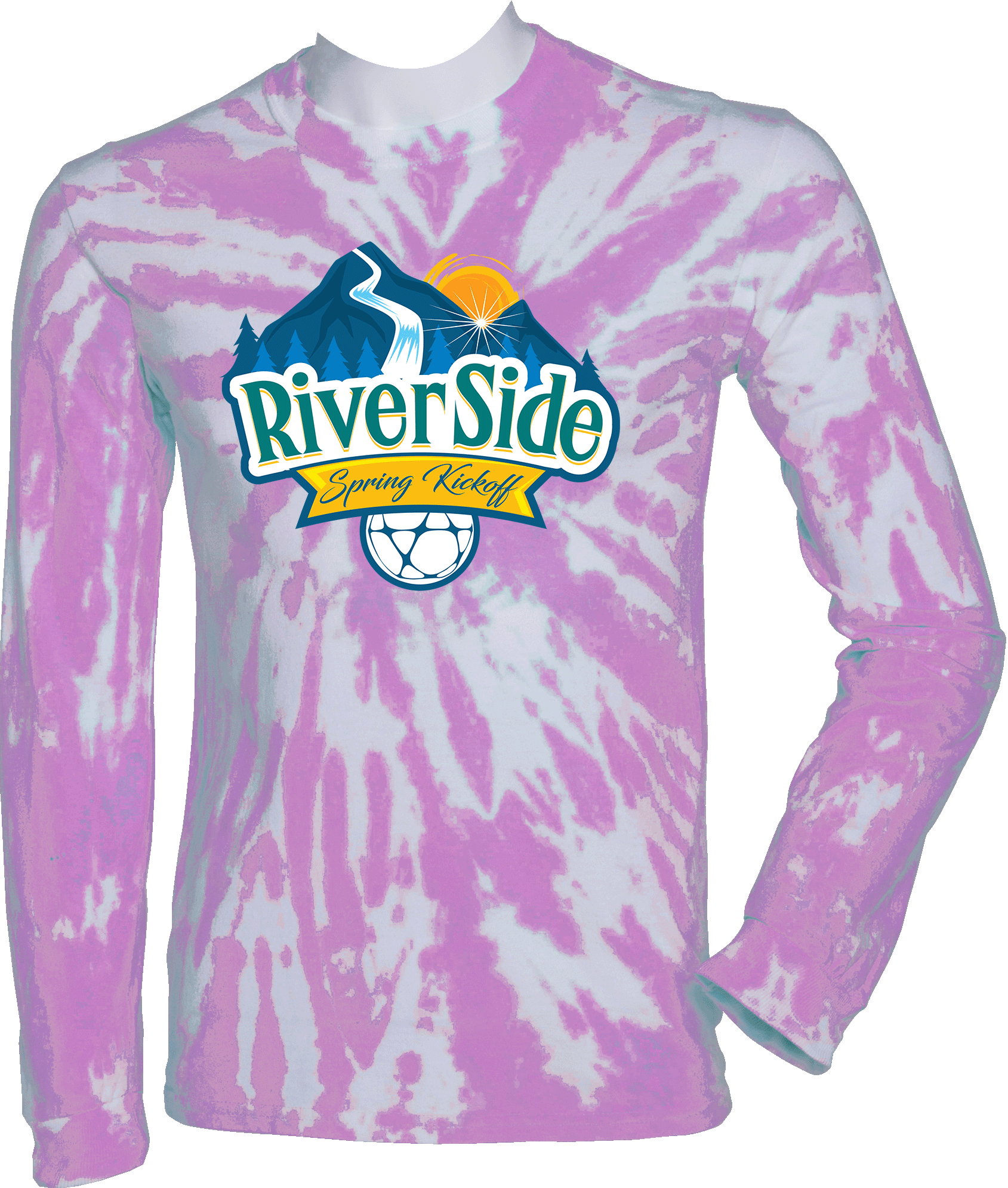 Tie-Dye Long Sleeves - 2024 Riverside Spring Kickoff