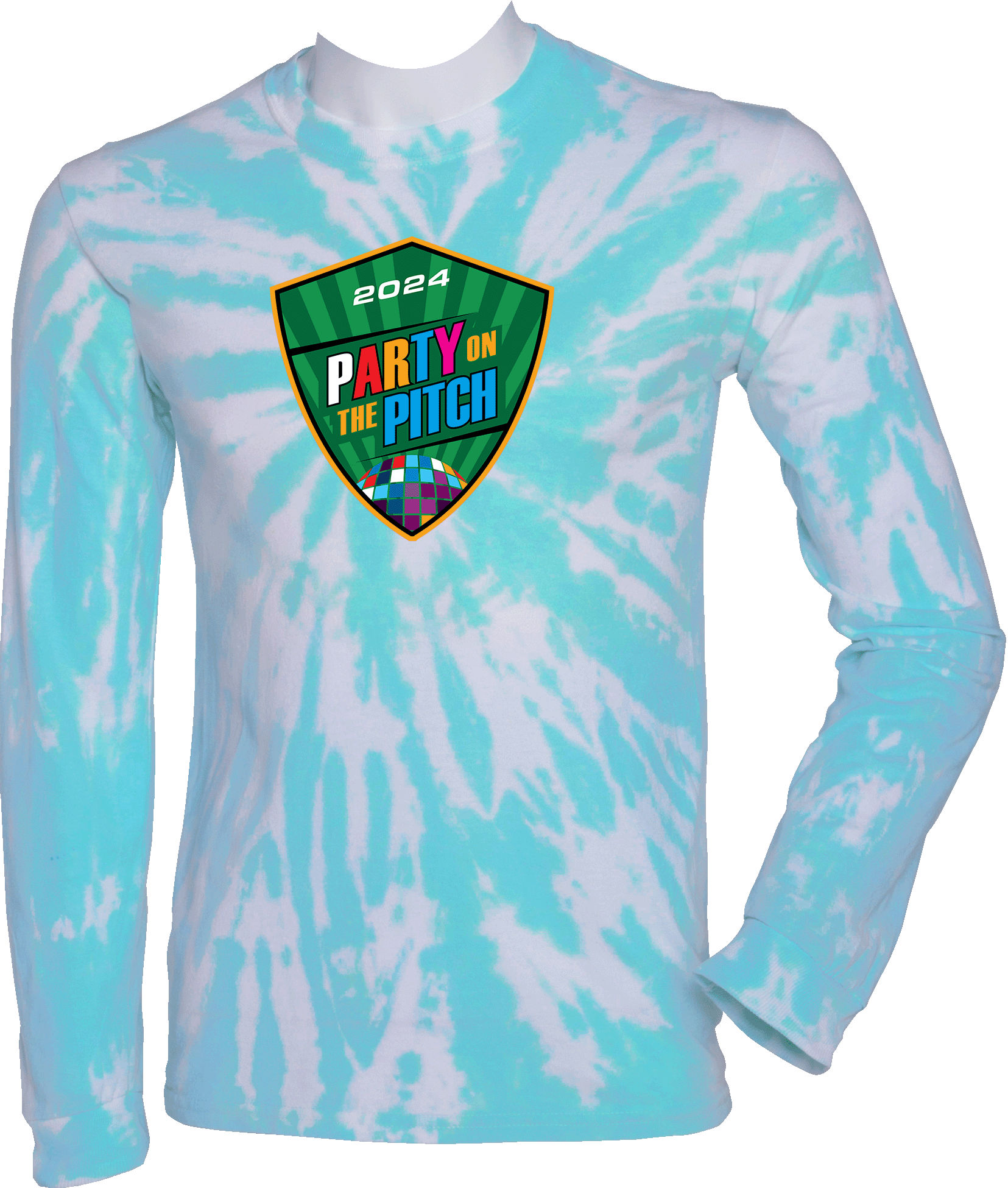 Tie-Dye Long Sleeves - 2024 Party On The Pitch