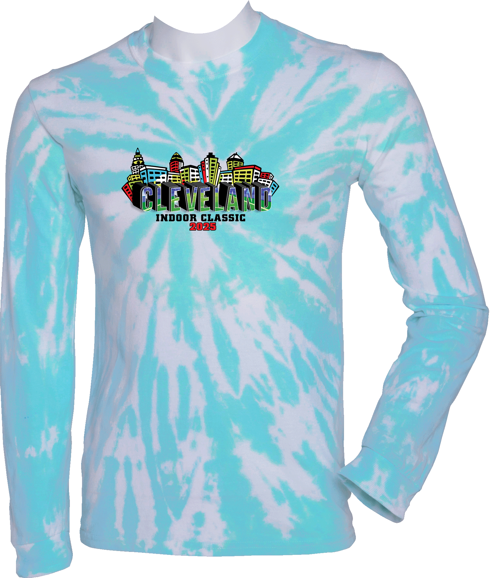 Tie-Dye Long Sleeves - 2025 Cleveland Indoor Classic Girls