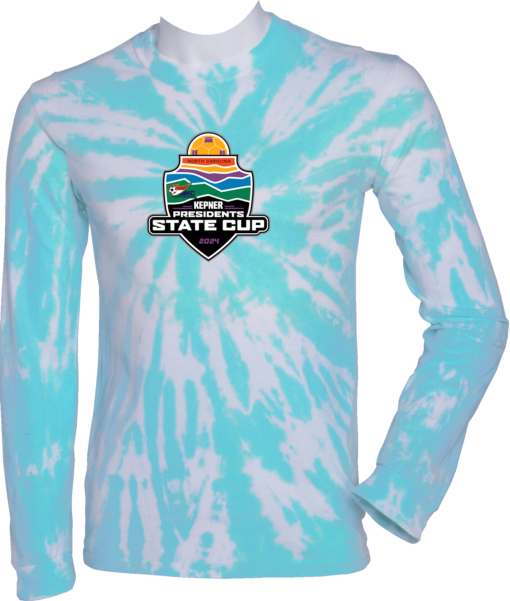 Tie-Dye Long Sleeves - 2024 USYS NC Presidents Cup Fall