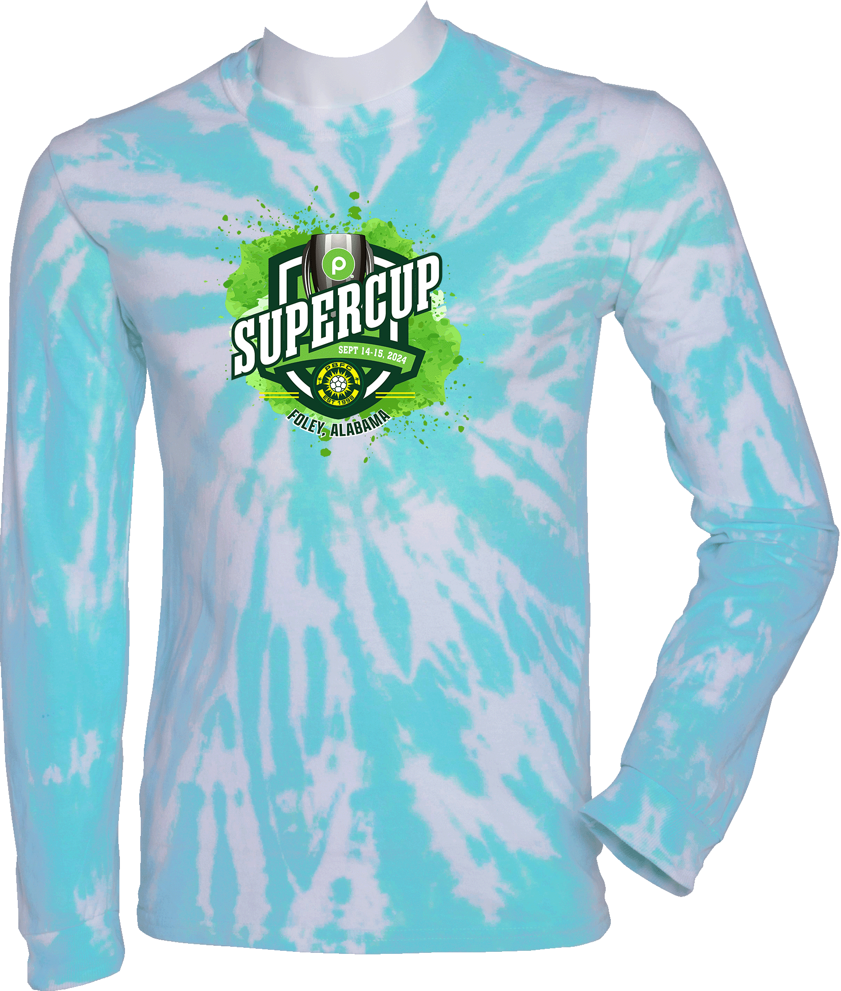 Tie-Dye Long Sleeves - 2024 Publix SuperCup (Boys) - Green