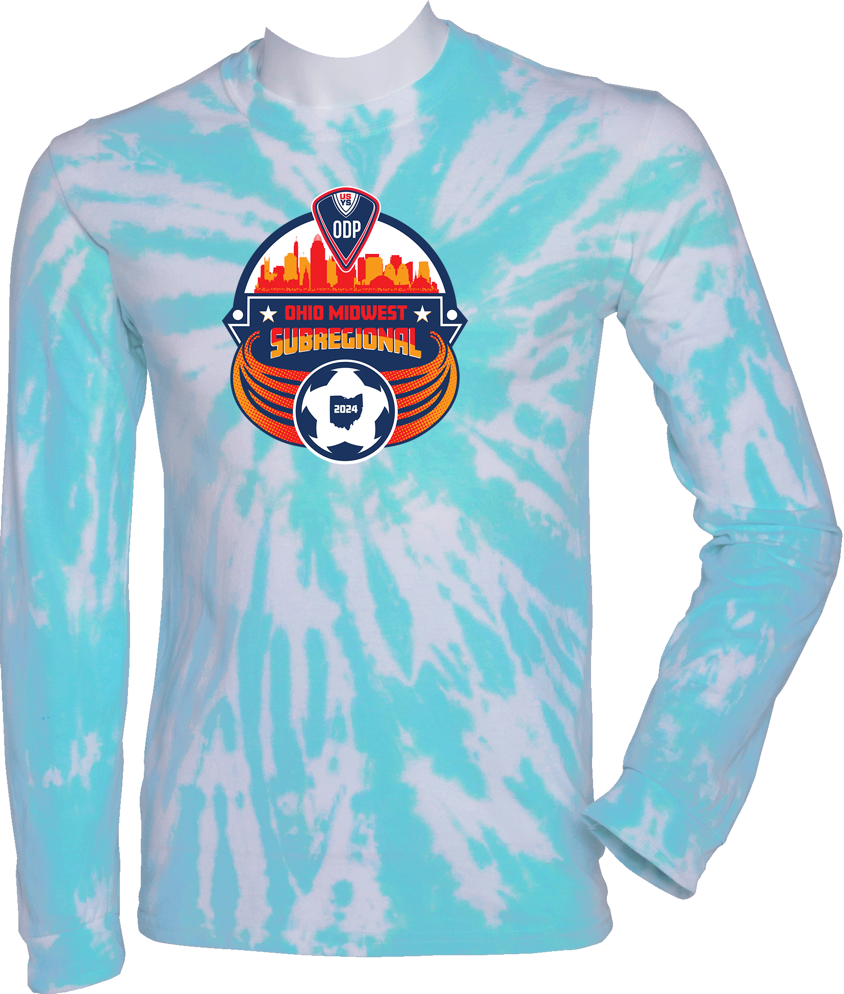 Tie-Dye Long Sleeves - 2024 USYS ODP OH Midwest Subregional