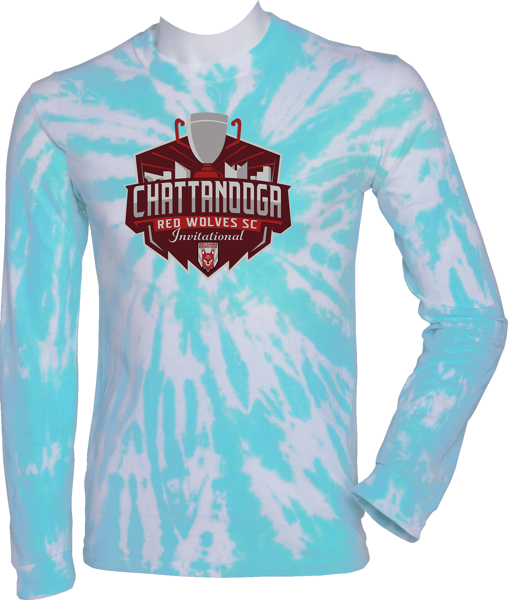 Tie-Dye Long Sleeves - 2024 Red Wolves Invitational