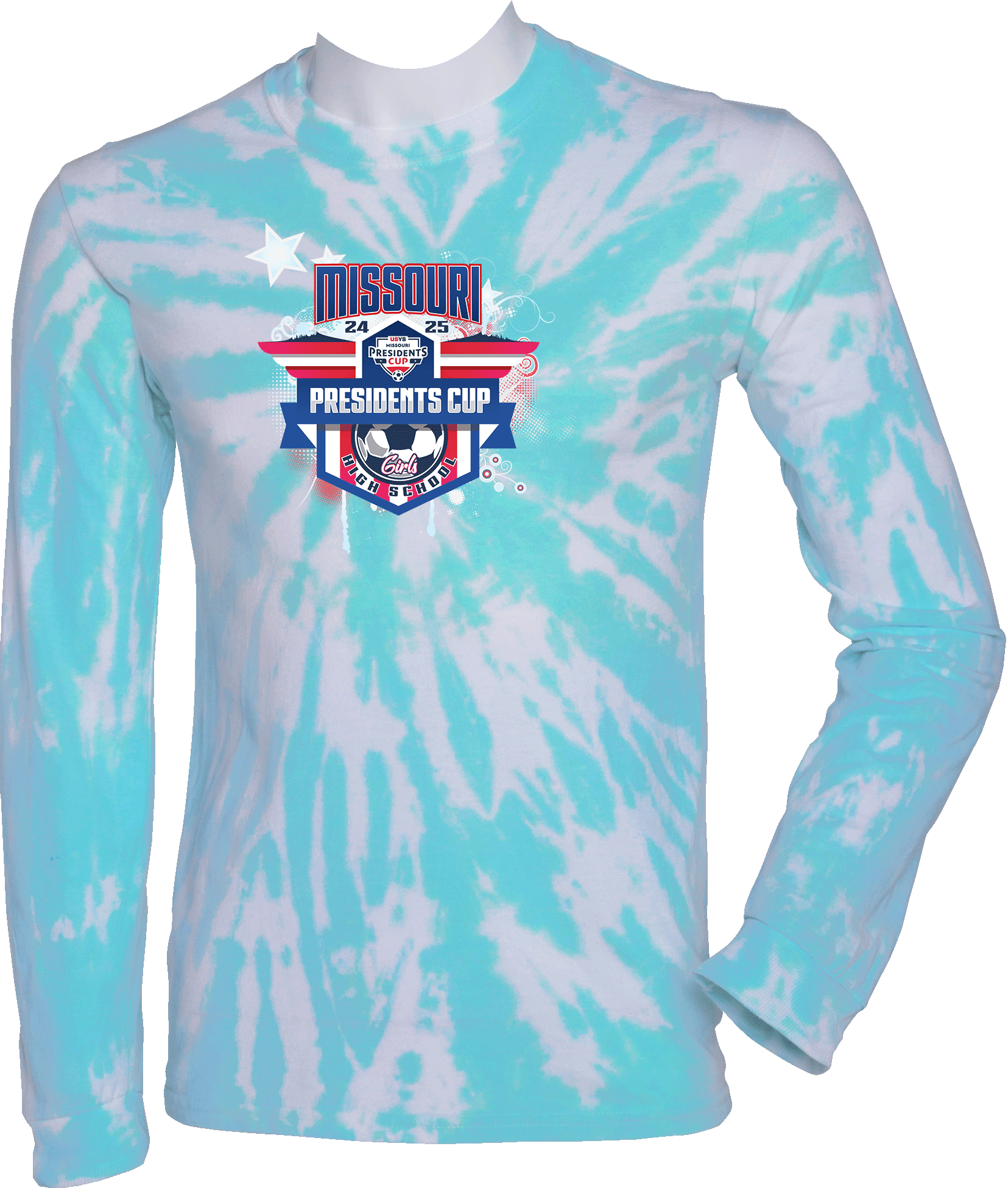 Tie-Dye Long Sleeves - 2024 USYS High School Girls Presidents Cup