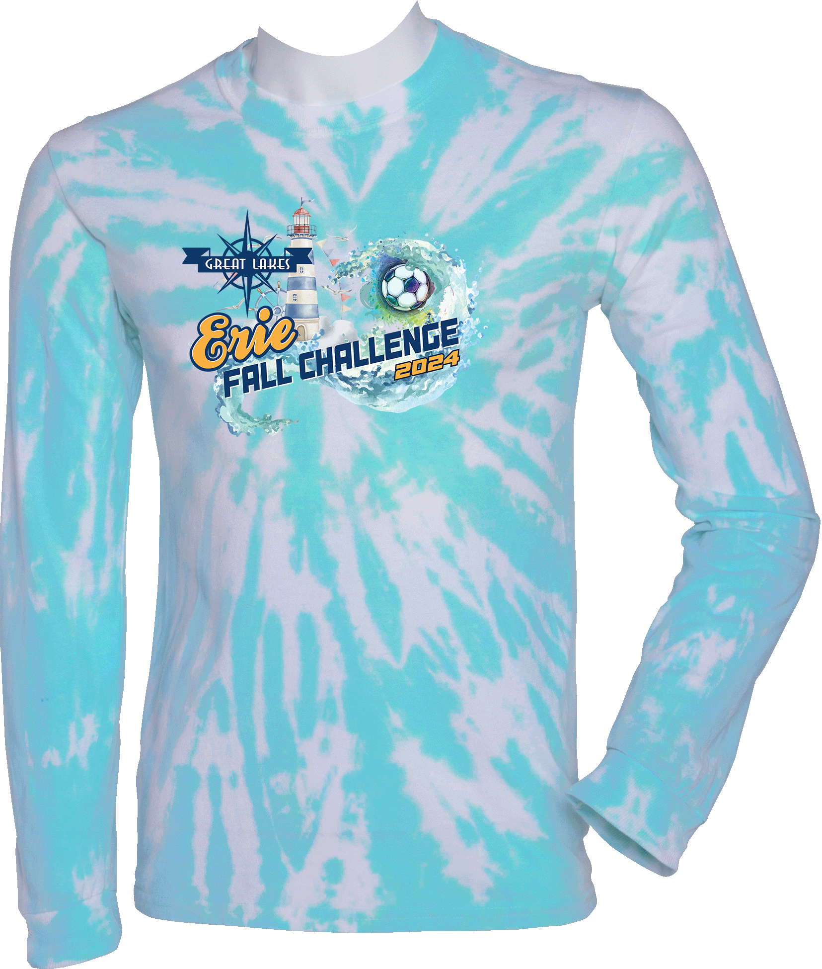 Tie-Dye Long Sleeves - 2024 Great Lakes Erie Fall Challenge