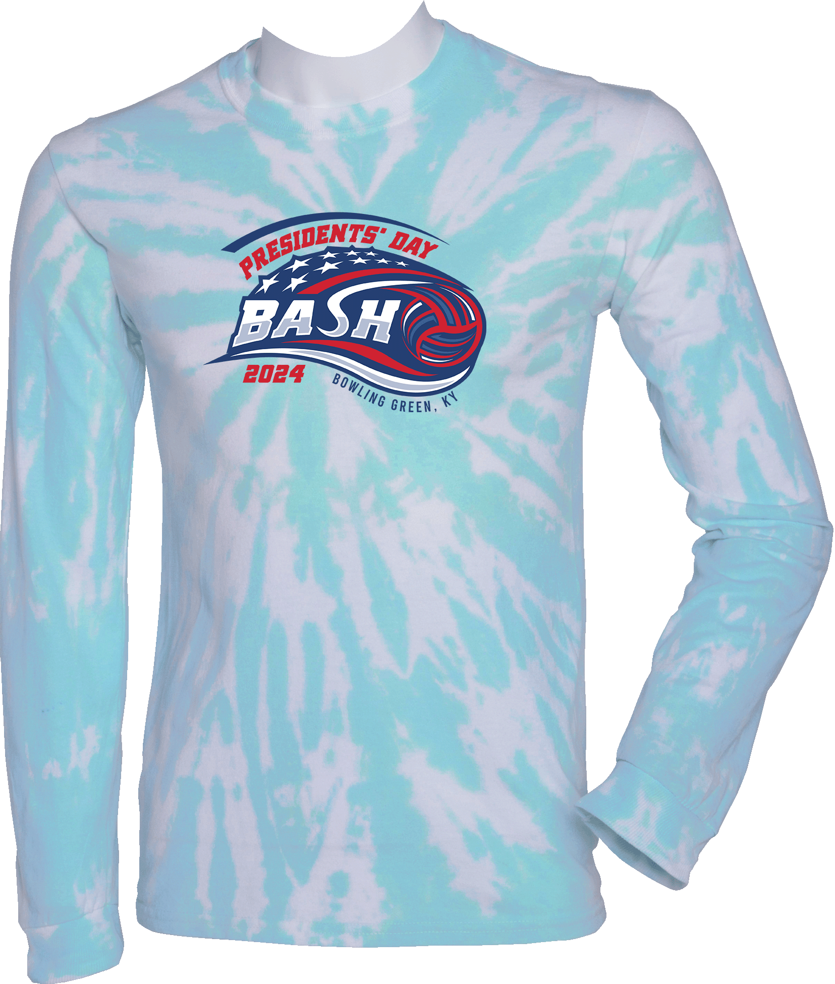 Tie-Dye Long Sleeves - 2024 Presidents Day Bash