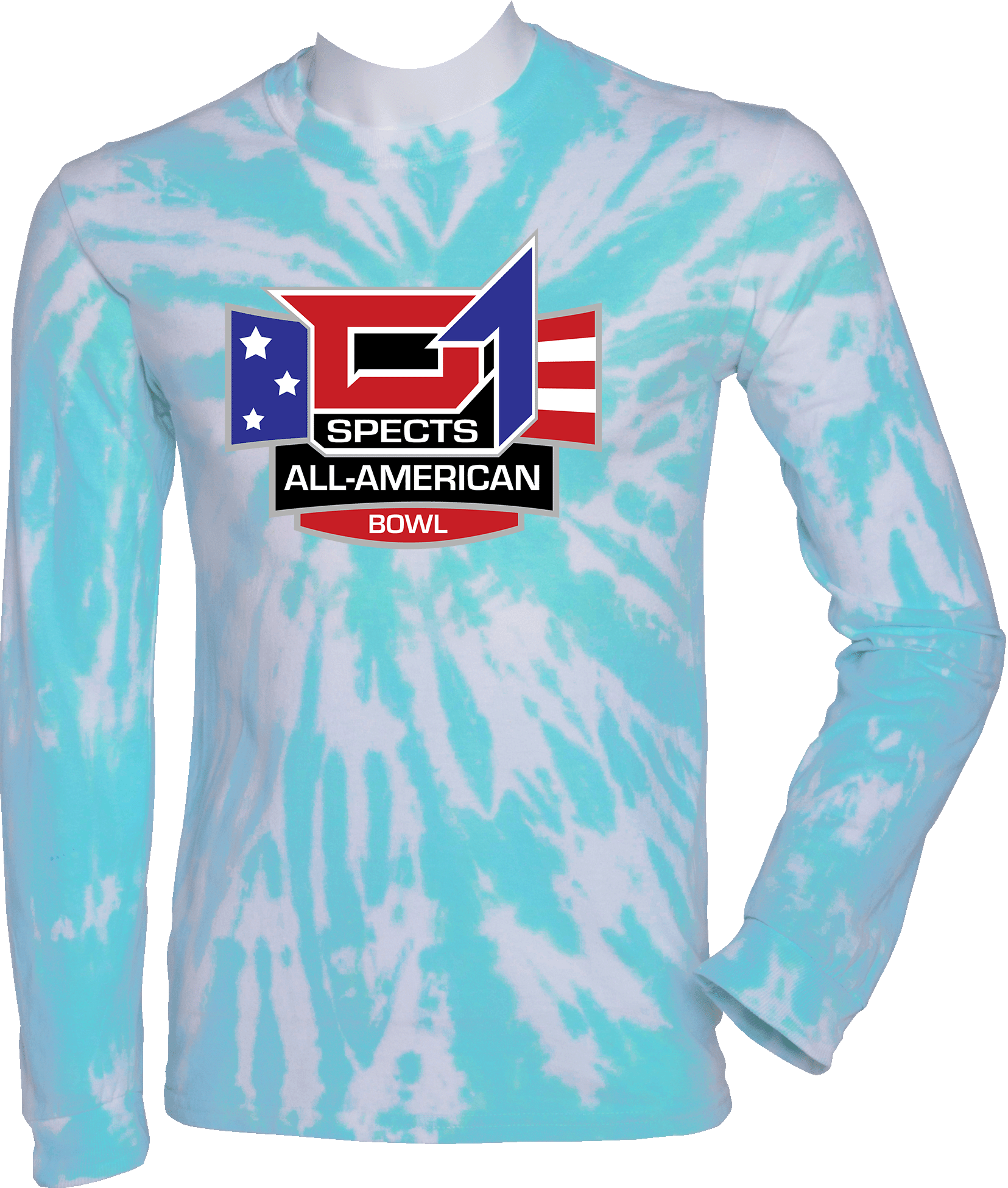 Tie-Dye Long Sleeves - 2024 D1 All American Bowl National Championship