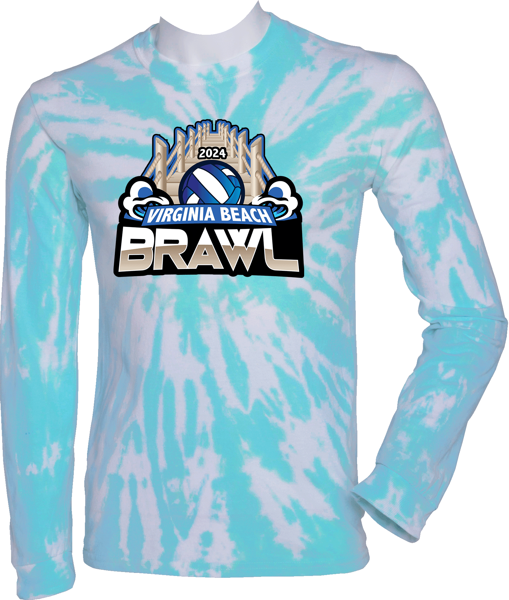 Tie-Dye Long Sleeves - 2024 Virginia Beach Brawl