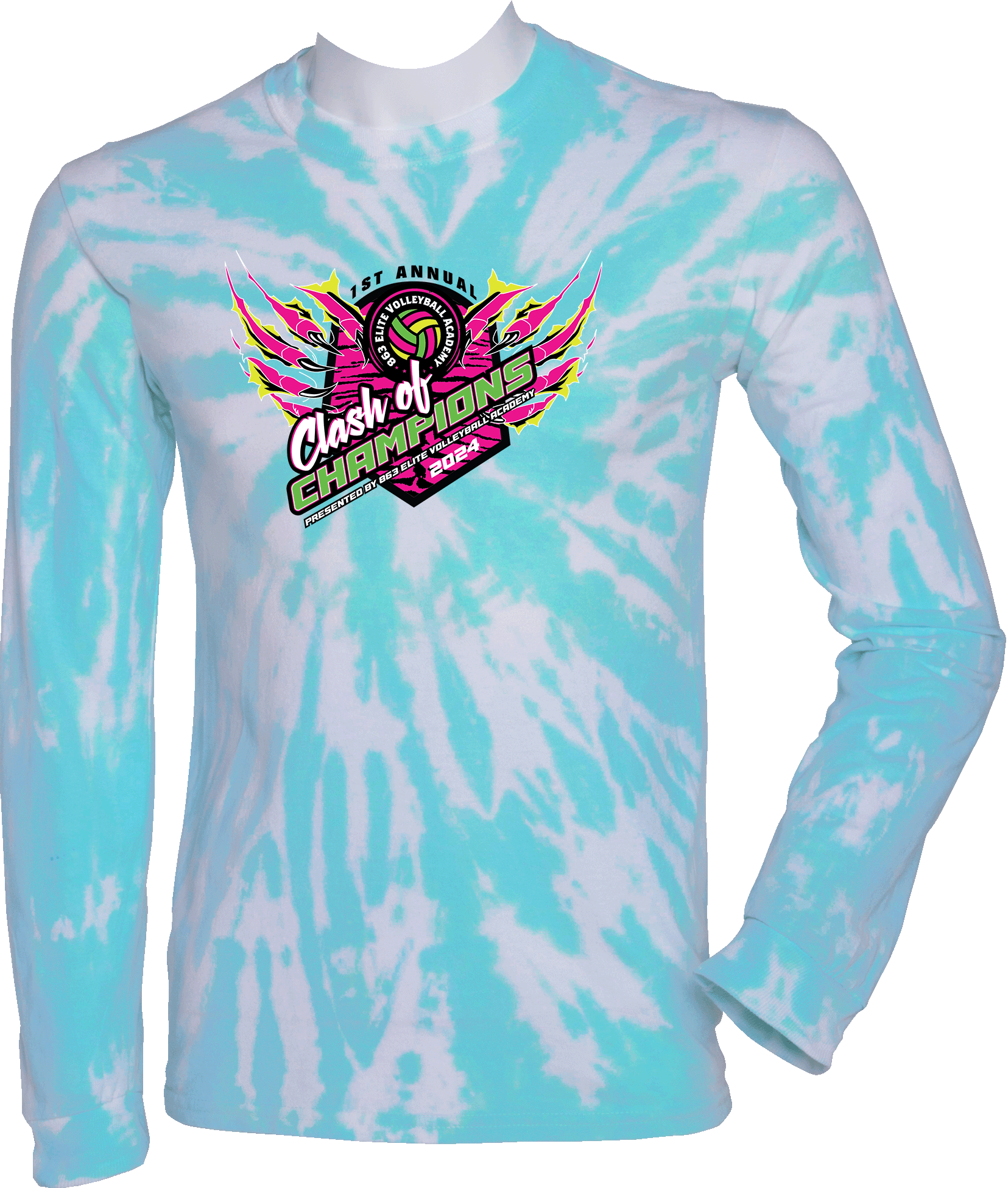 Tie-Dye Long Sleeves - 2024 1ST ANNUAL CLASH OF CHAMPIONS