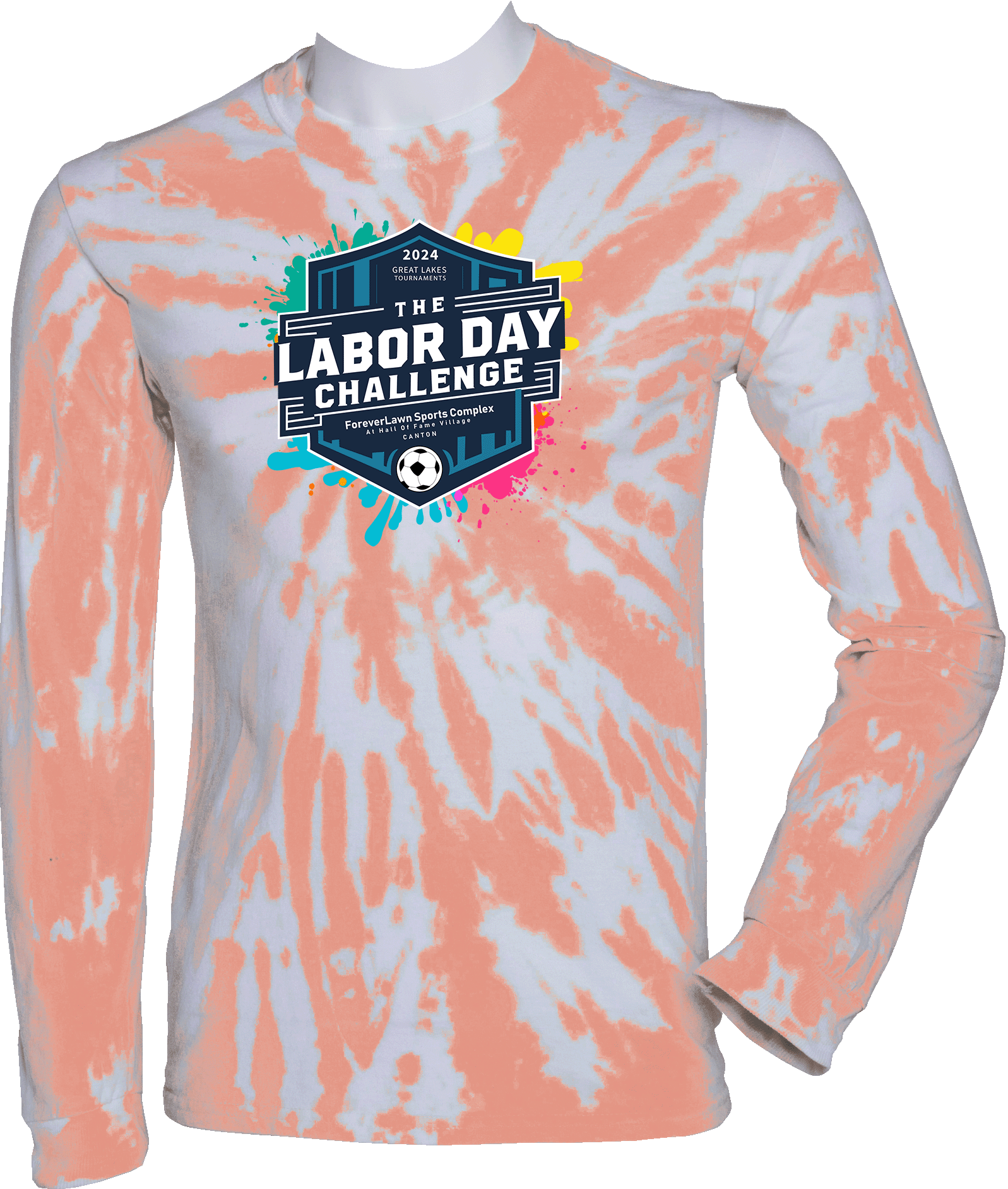 Tie-Dye Long Sleeves - 2024 Great Lakes Labor Day Challenge