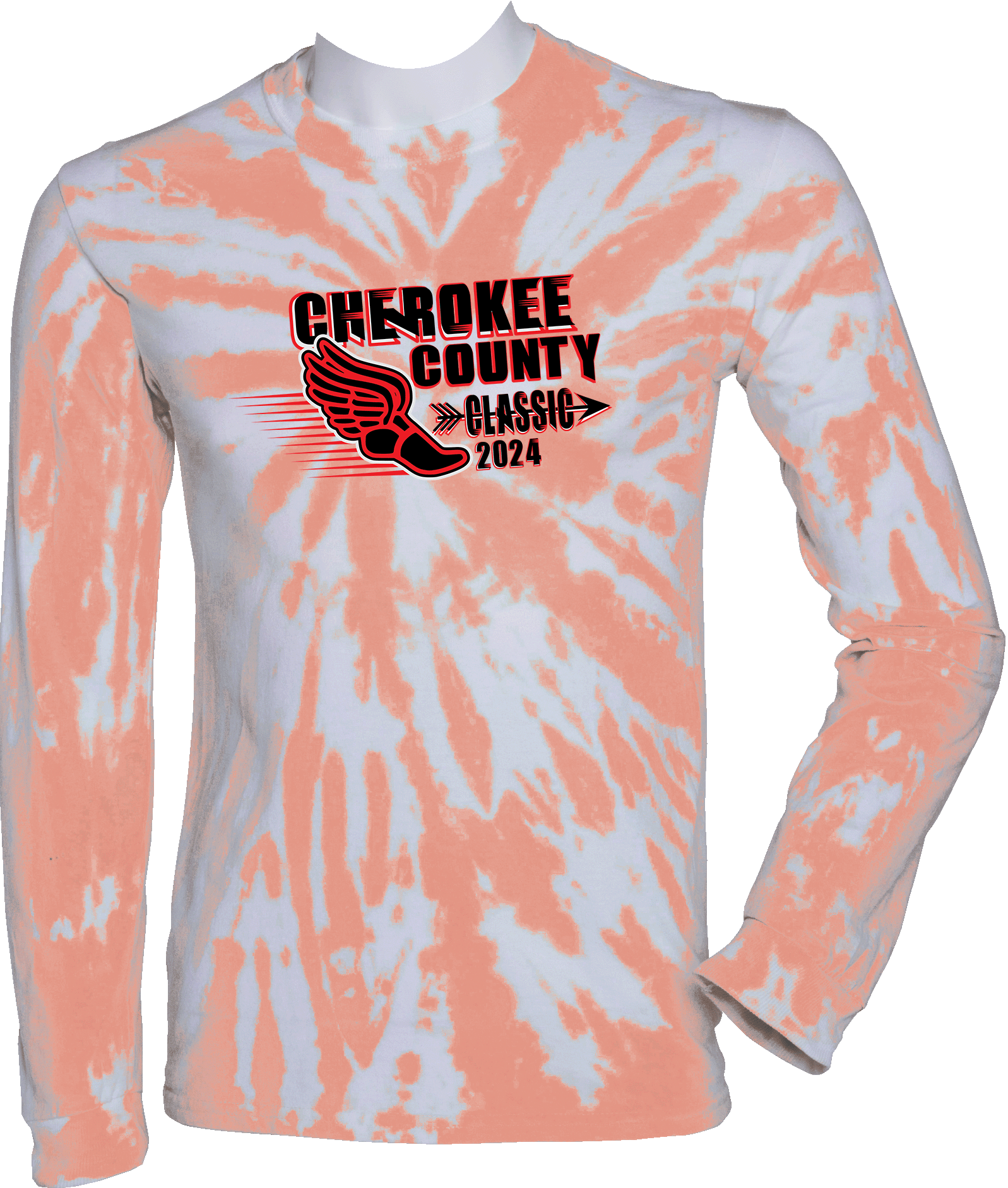 Tie-Dye Long Sleeves - 2024 Cherokee County Classic