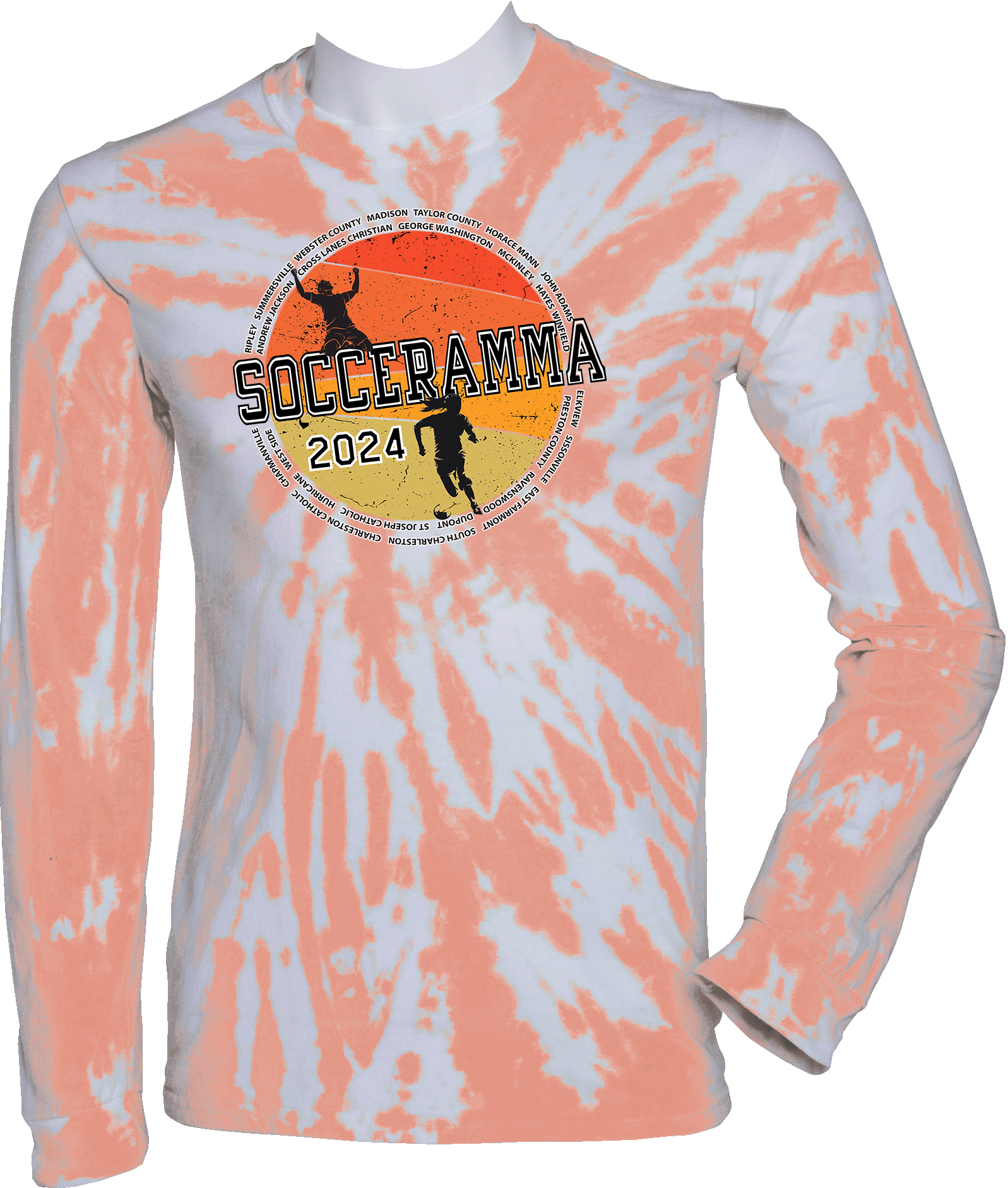 Tie-Dye Long Sleeves - 2024 Middle School Socceramma