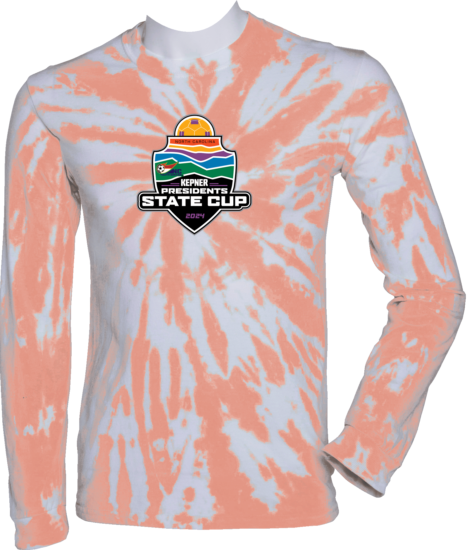 Tie-Dye Long Sleeves - 2024 USYS NC Presidents Cup Fall